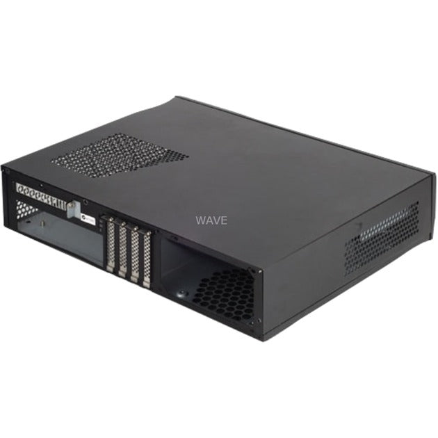 Silverstone milo ml03b desktop behuizing (zwart | 2x usb-a)