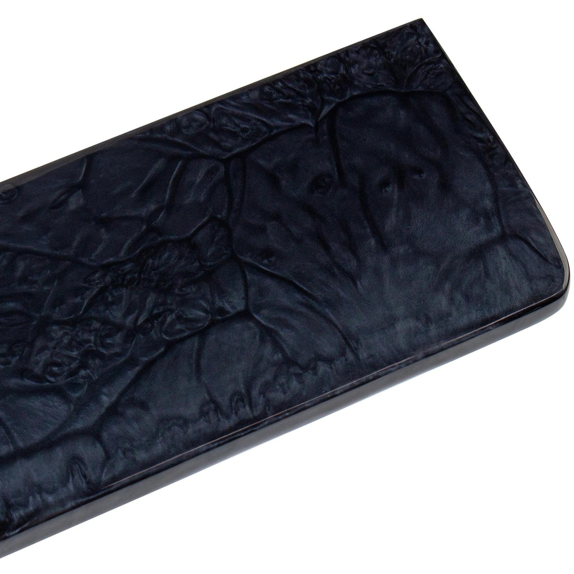 Keychron k8 c1 resin palm rest polssteun (zwart, tkl)
