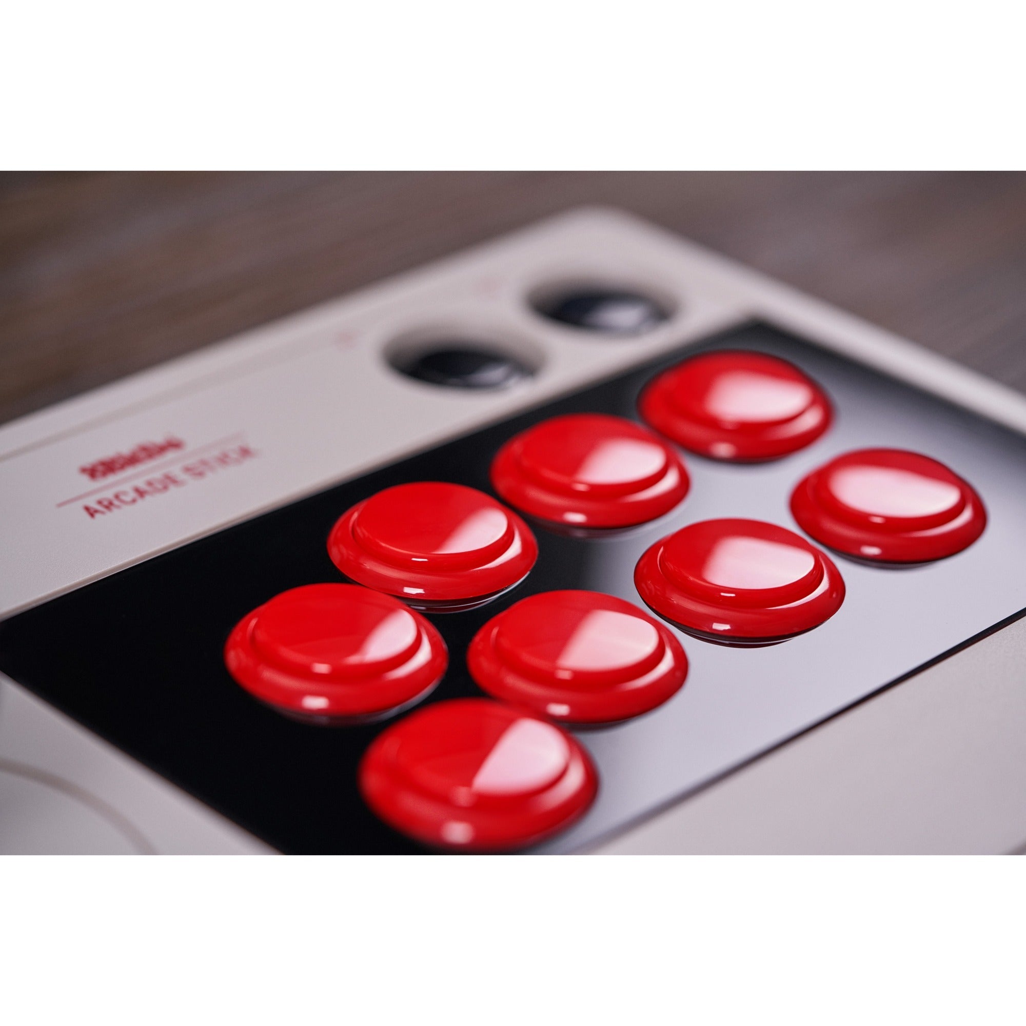8bitdo arcade stick joystick (grijs, switch 1, switch 2, pc, bluetooth 2.4g usb-c)