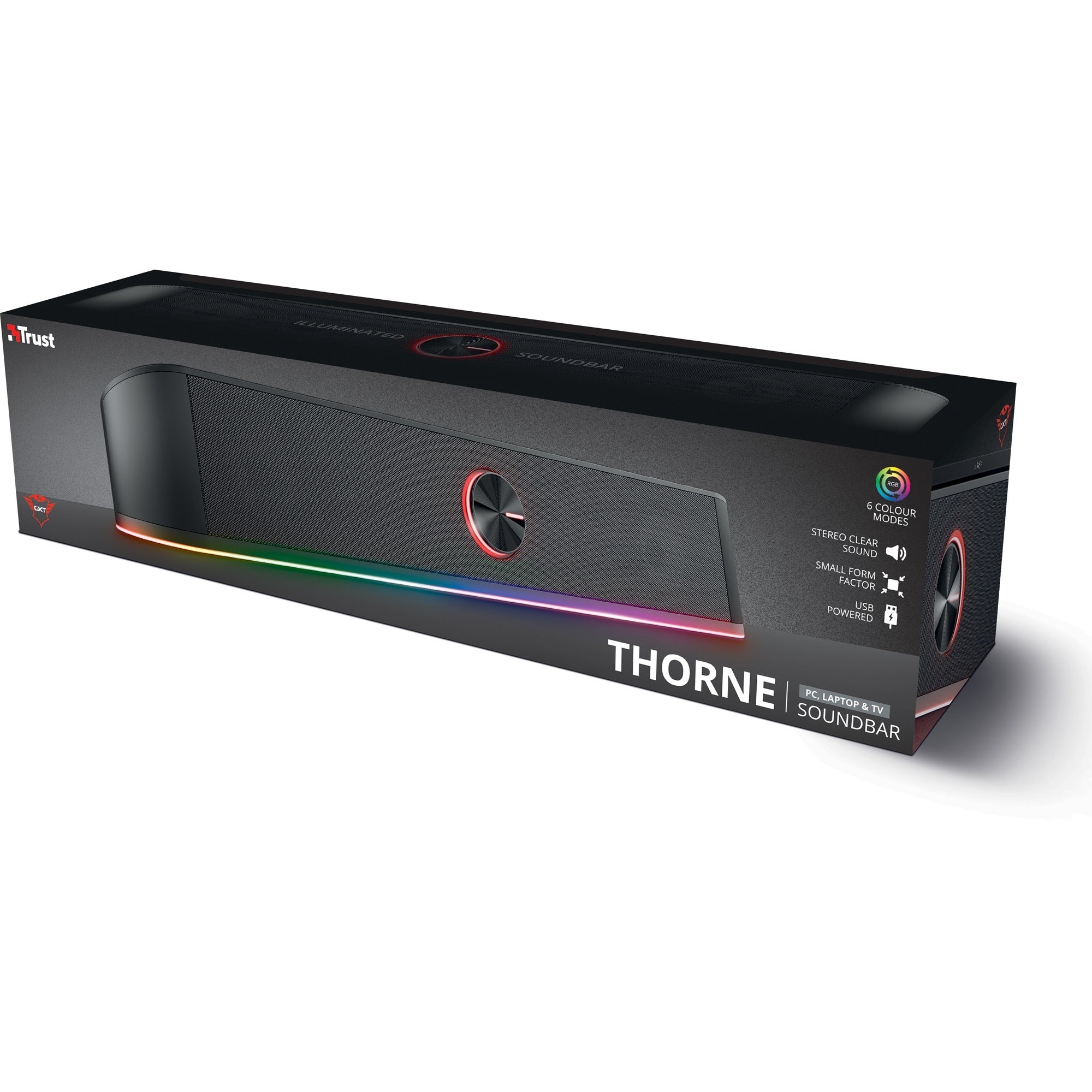 Trust GXT 619 Thorne RGB verlichte soundbar