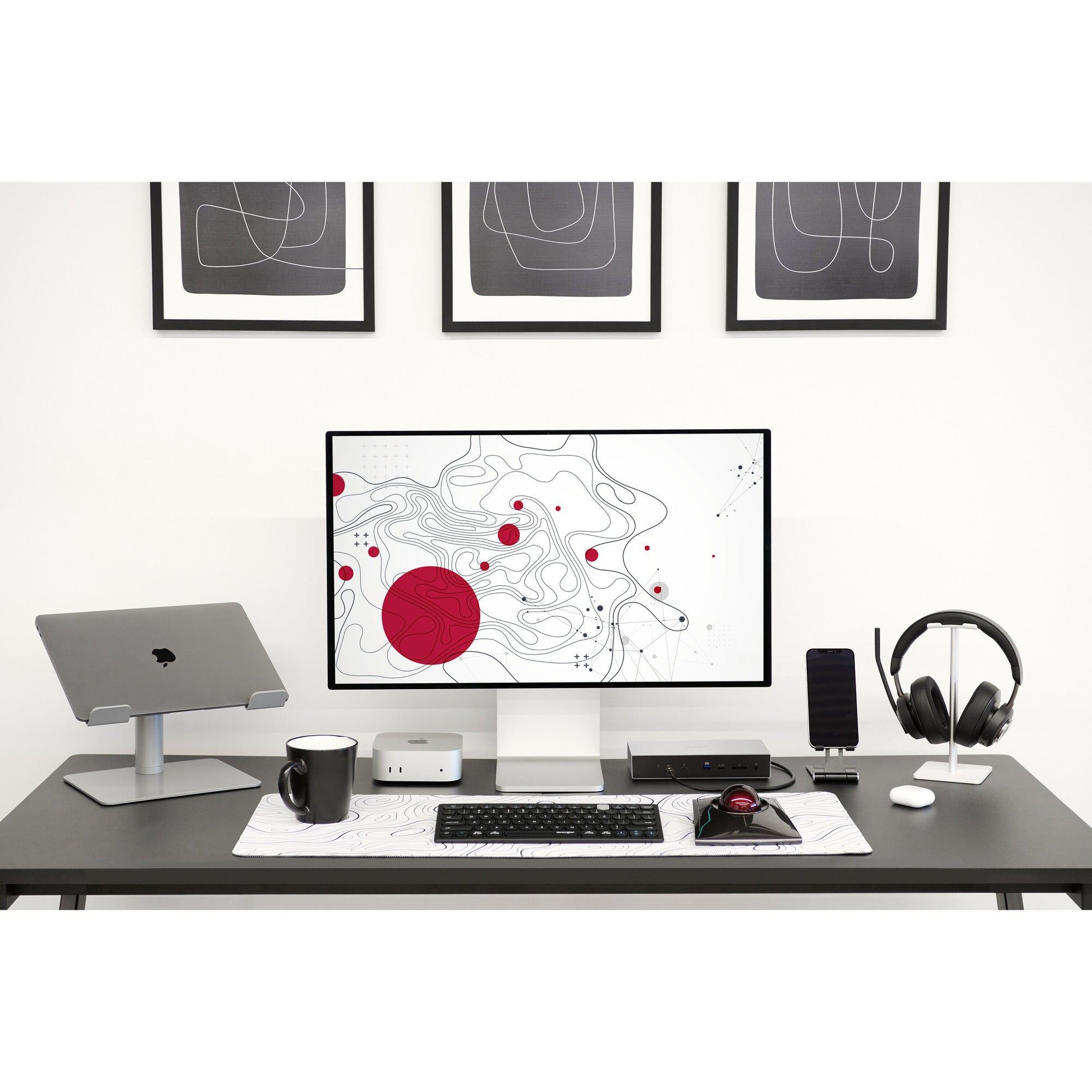 Kensington sd5000t5 eq thunderbolt 5 triple 4k-dockingstation (grijs, met 140 w stroomvoorziening)