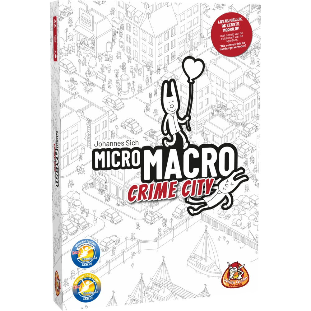 White goblin games micromacro: crime city bordspel (nederlands, 1 - 4 spelers, 15 - 45 minuten, vanaf 12 jaar)