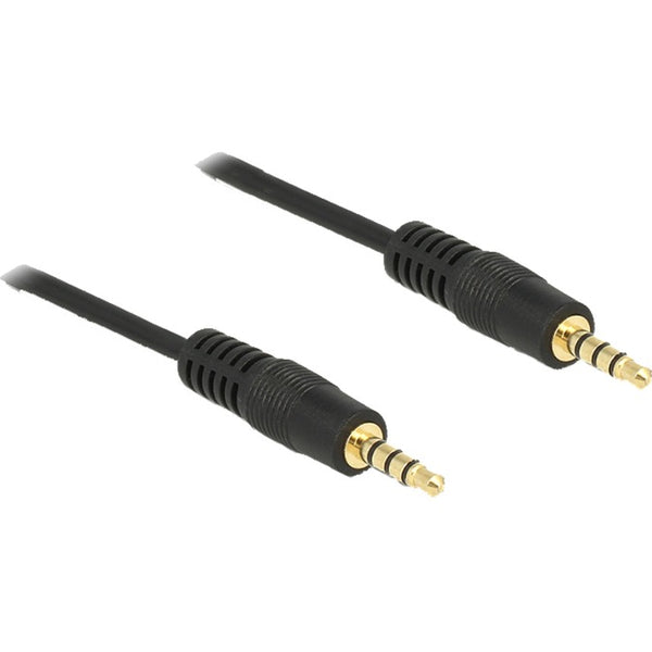 Delock 3.5mm cable (black, 2 meter)