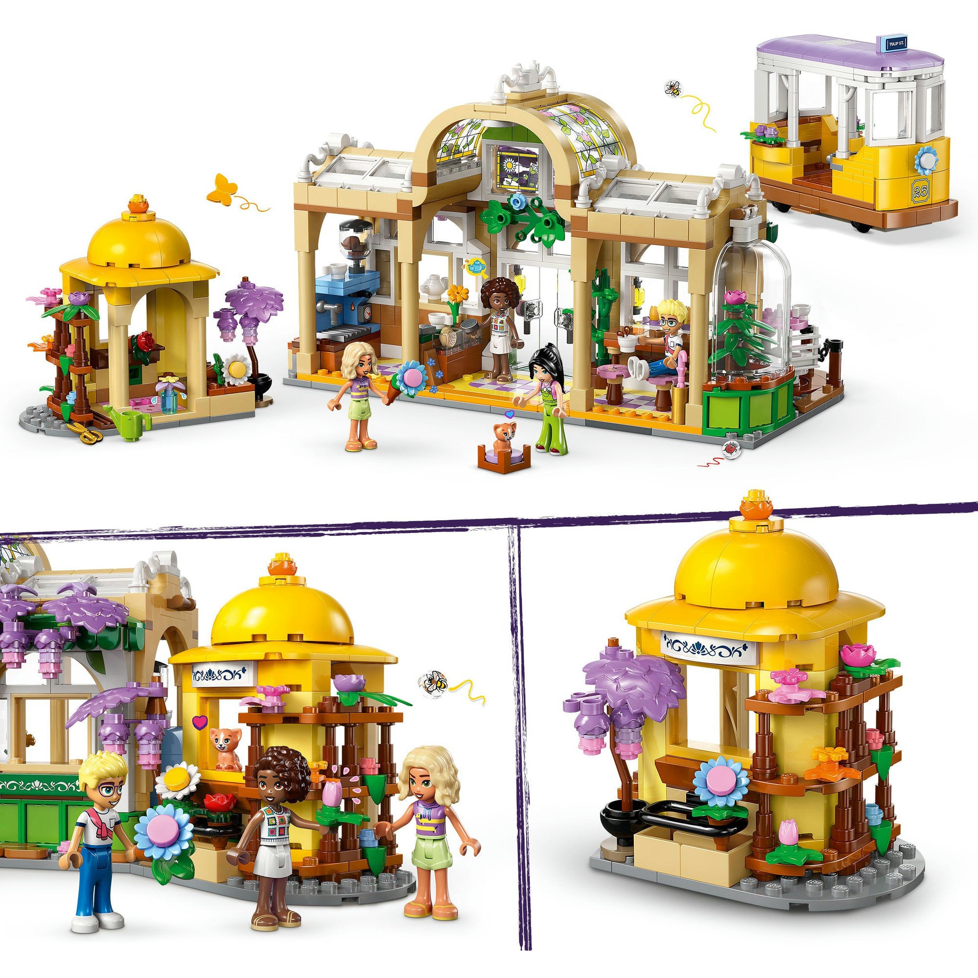 Lego 42671 Friends plantencafé en bloemenwinkel