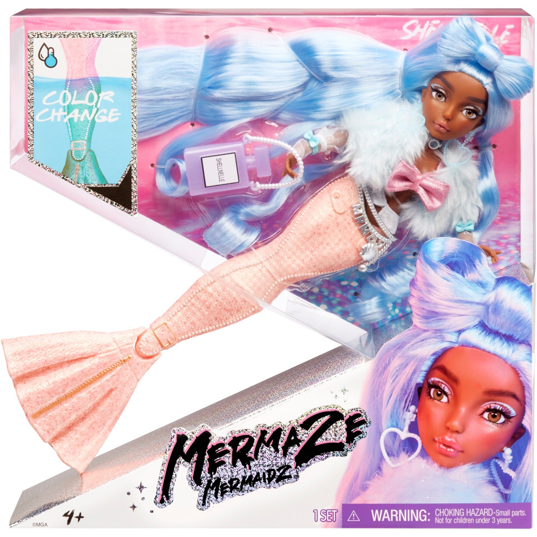 MGA Entertainment Mermaze Mermaidz Kleurverandering Shellnelle