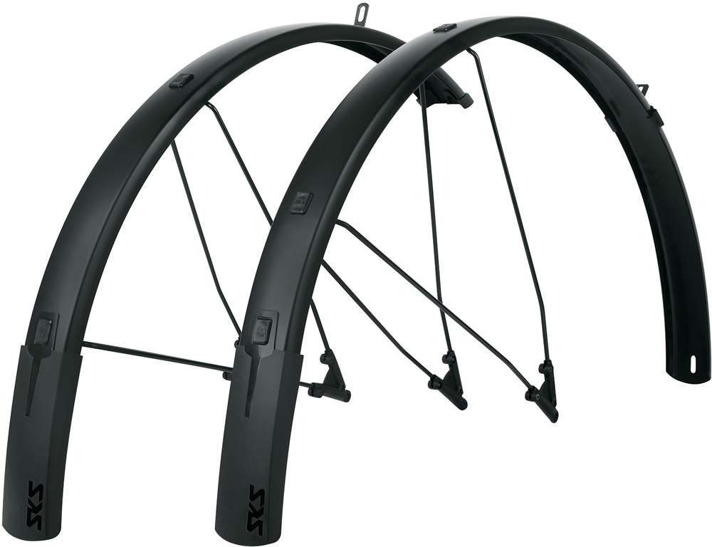 Sks spatbordset bluemels style 28 46mm zwart