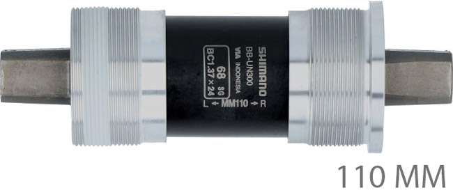 Vierkante trapas Shimano BB-UN300 68mm 107mm