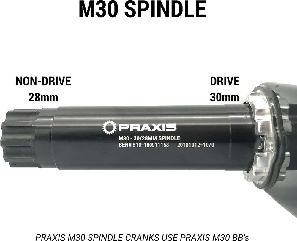 Praxis Trapas adapter M30 386EVO Road 86,5mm