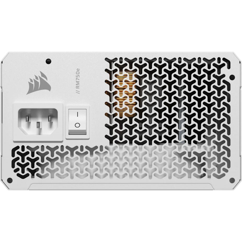 Corsair rm850e (2025) white modulaire 850 watt voeding (wit, 1x 12v-2x6, 2x pcie)