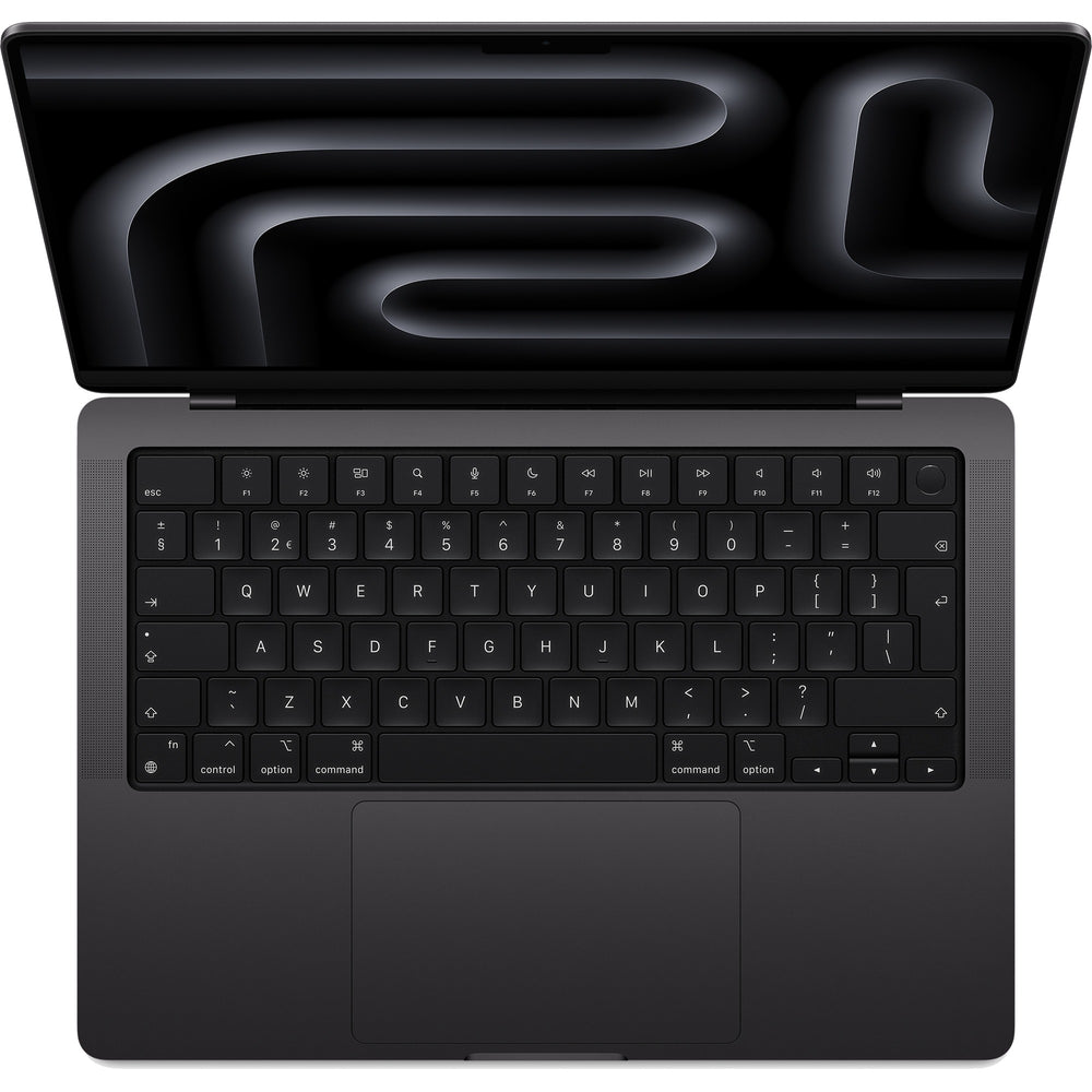 Apple macbook pro 2023 14 (mrx43n a) refurbished laptop (zwart | m3 pro 12 core | 18‑core gpu | 18 gb ram | 1 tb ssd)