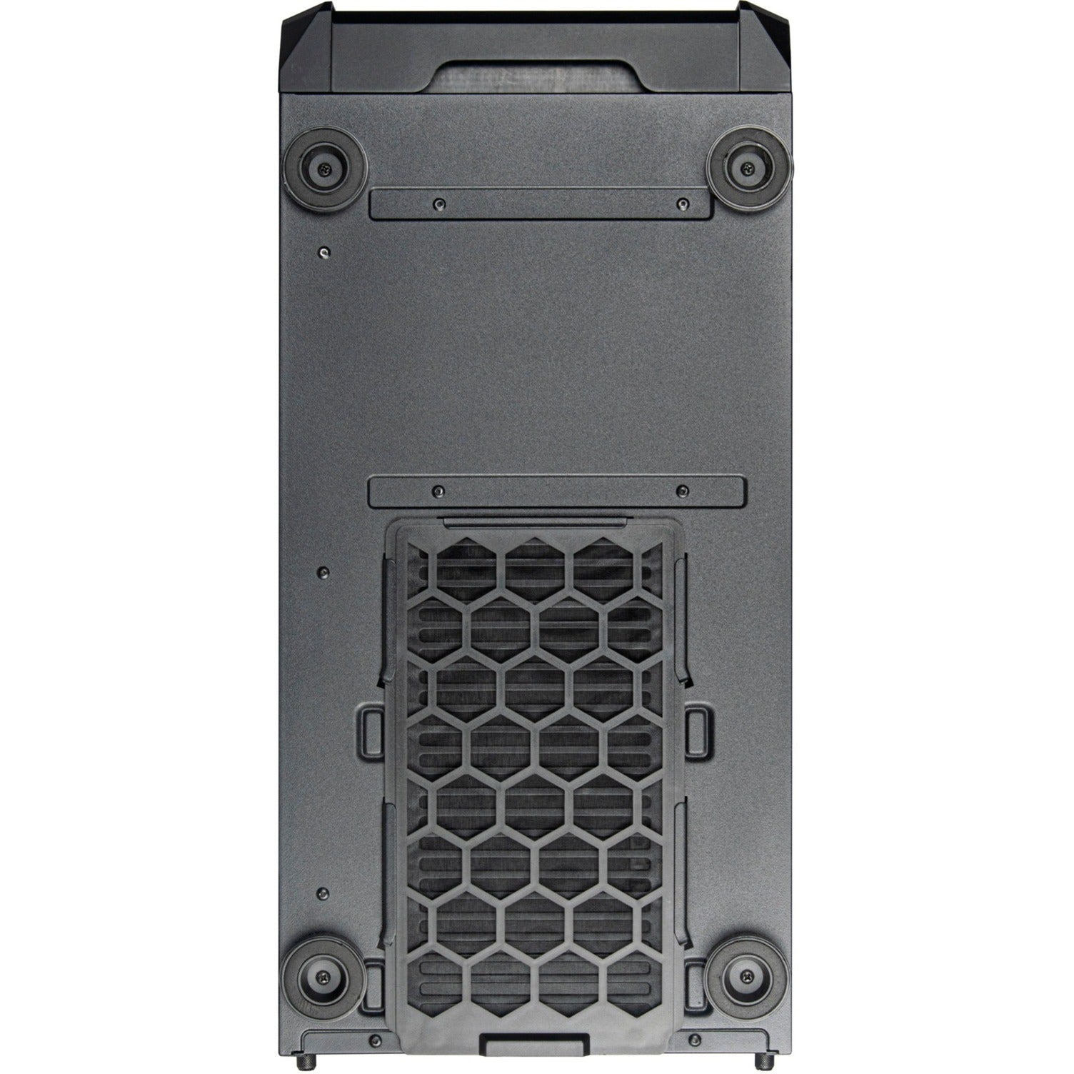 Silverstone sst-sed1-b midi tower behuizing (zwart | 2x usb-a | 1x usb-c)