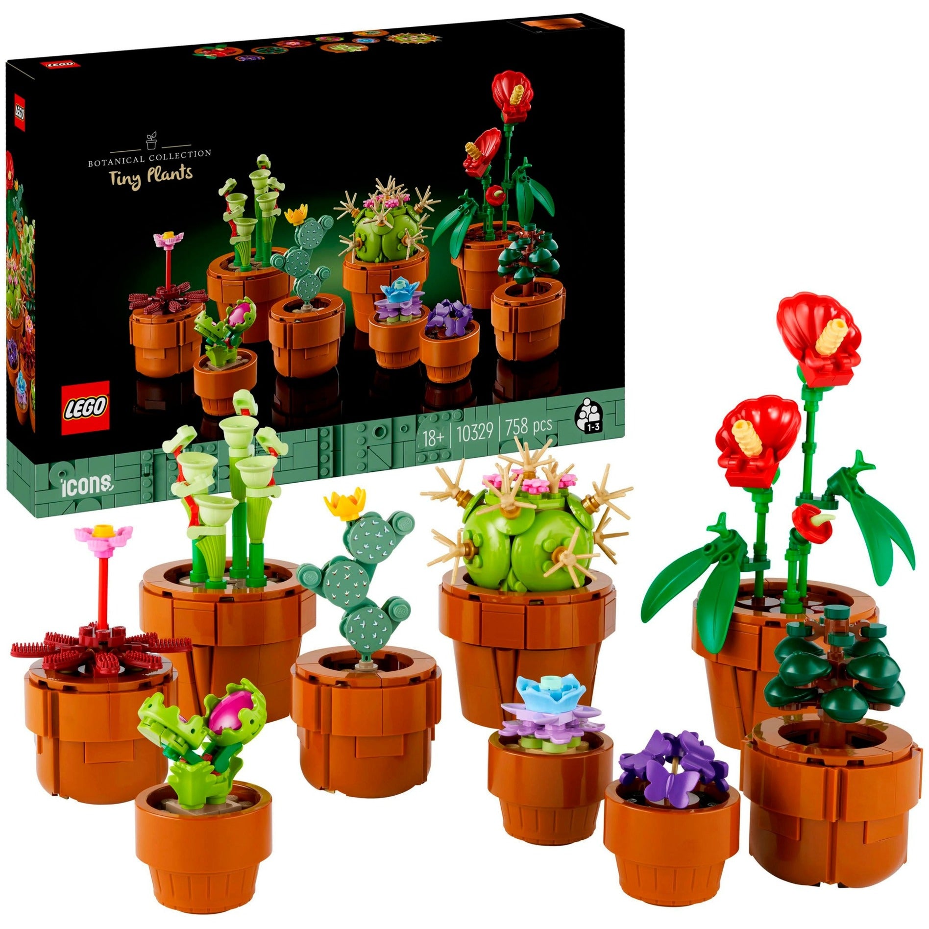Lego icons miniplantjes - botanical collection - 10329