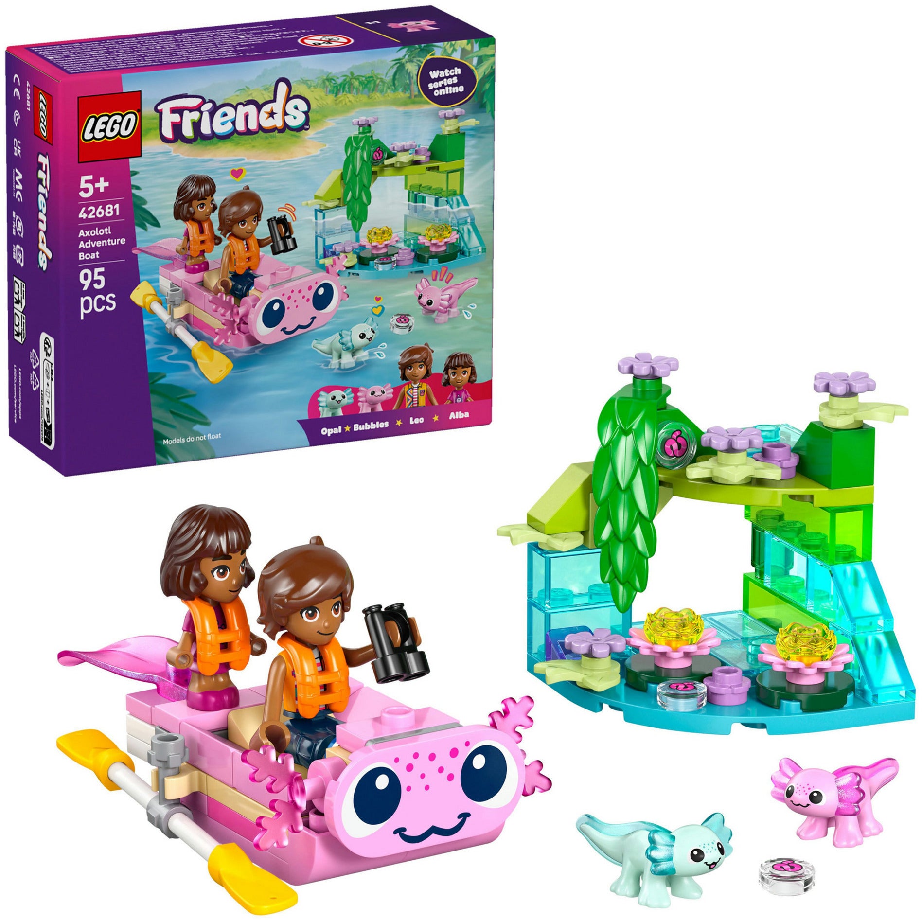 Lego friends - axolotlavontuur constructiespeelgoed (42681)