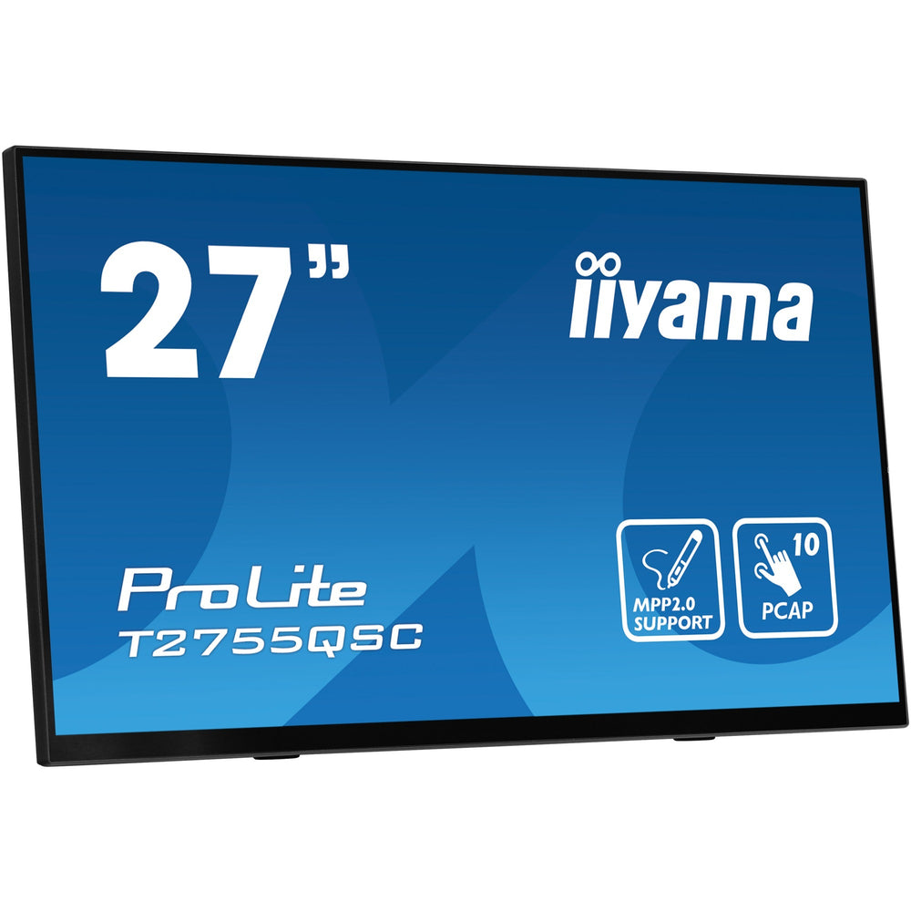 Iiyama prolite t2755qsc-b1 27 touchscreen monitor (zwart, hdmi, displayport, 2x usb-a, usb-b)
