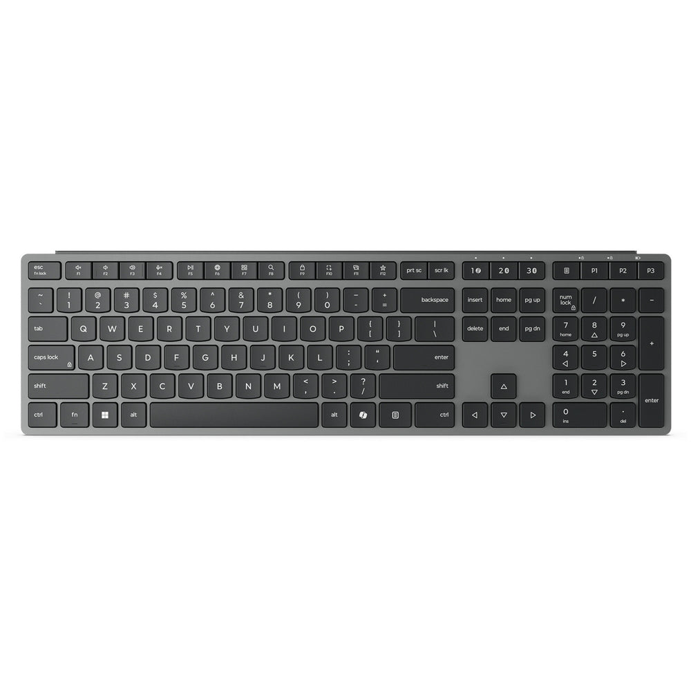 Lenovo 700 modern multi-device wireless keyboard-us euro103p desktopset (grijs, 100%, 2.4 ghz, bluetooth)