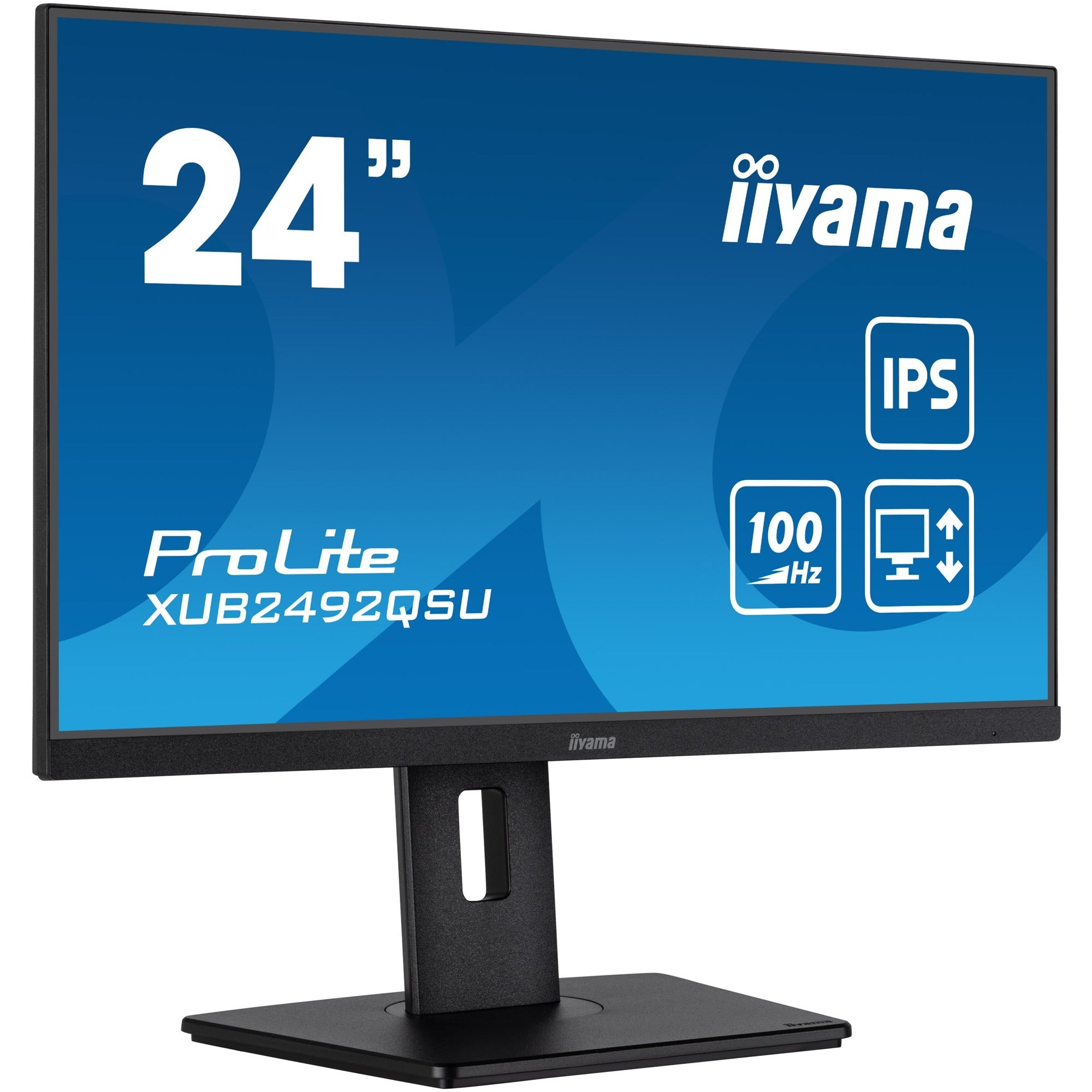 Iiyama prolite xub2492qsu-b1 23.8 monitor (zwart (mat), hdmi, displayport, 3x usb-a, usb-c)