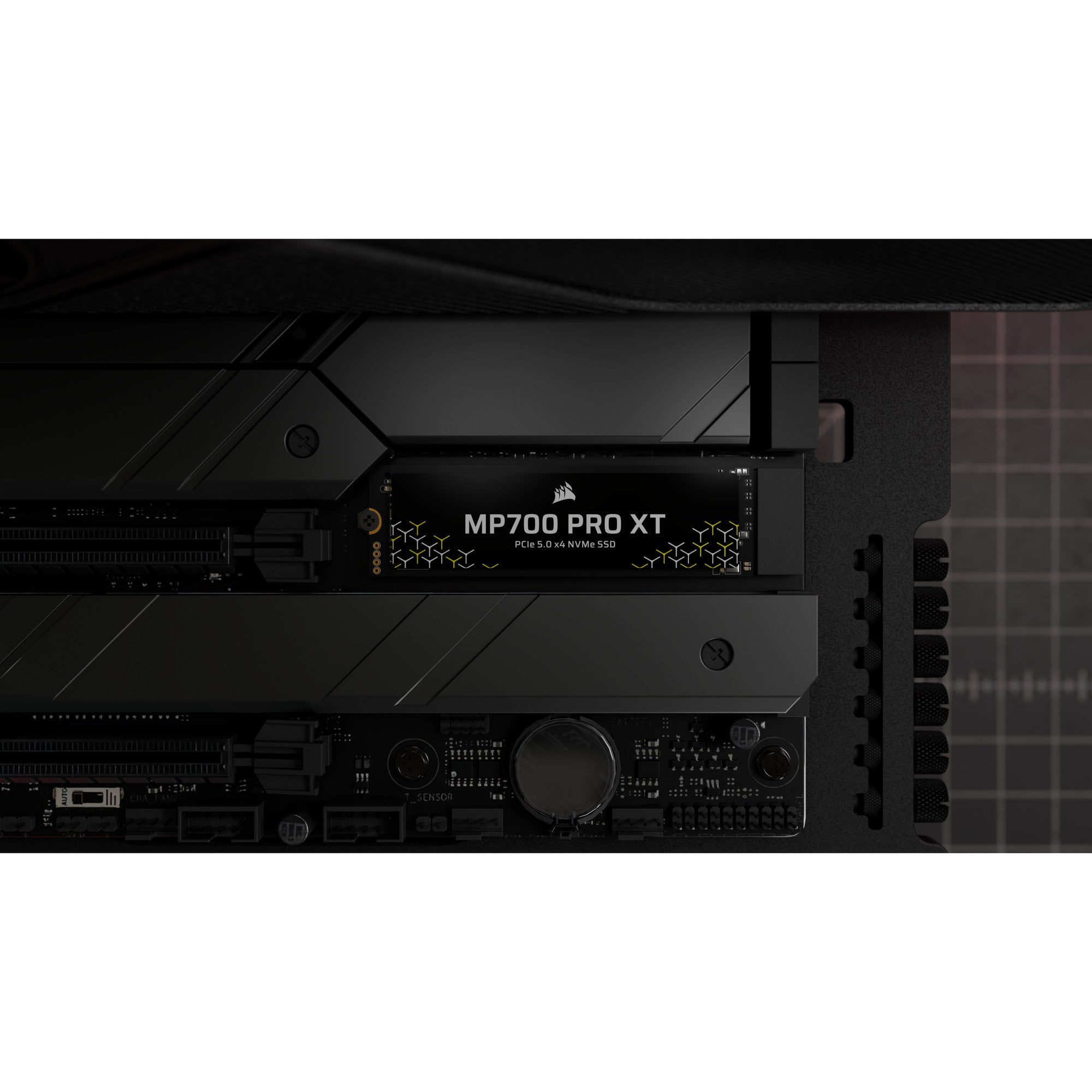 Corsair mp700 pro xt 2 tb ssd (zwart, pcie gen5 x4 nvme 2.0, m.2 2280, 3d tlc nand)