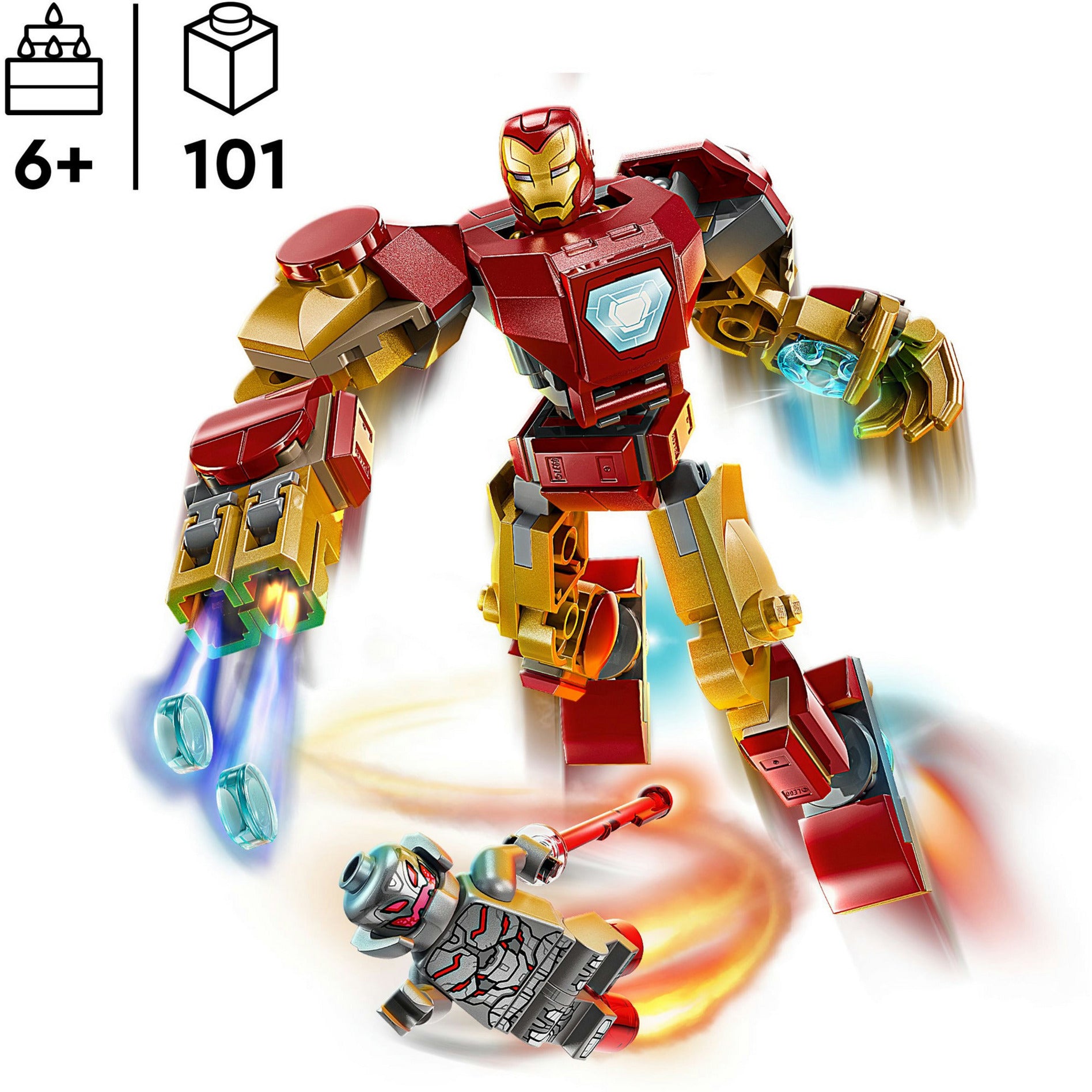 Lego superhelden 76307 iron man mecha vs. ultron