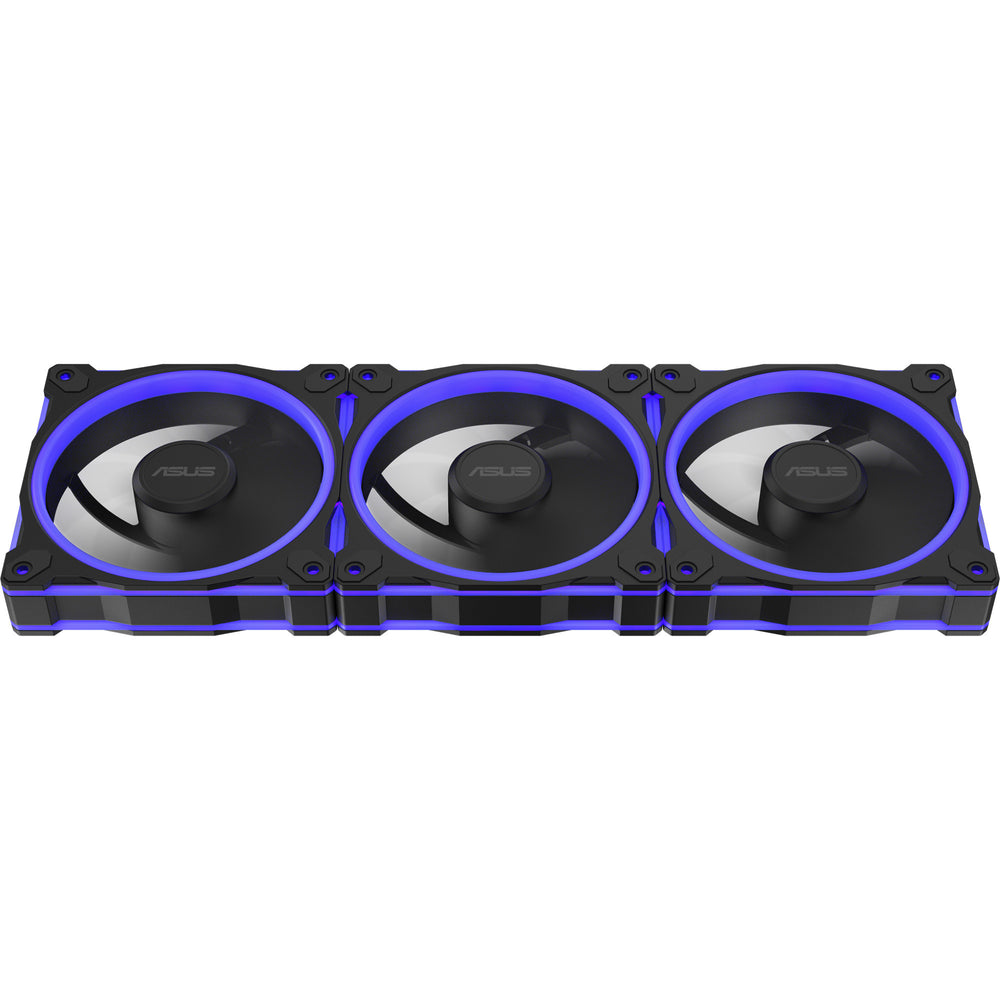 Asus prime mr120 argb fan - triple pack case fans (zwart, 3 stuks, 120 x 120 x 28 mm, 3 stuks)