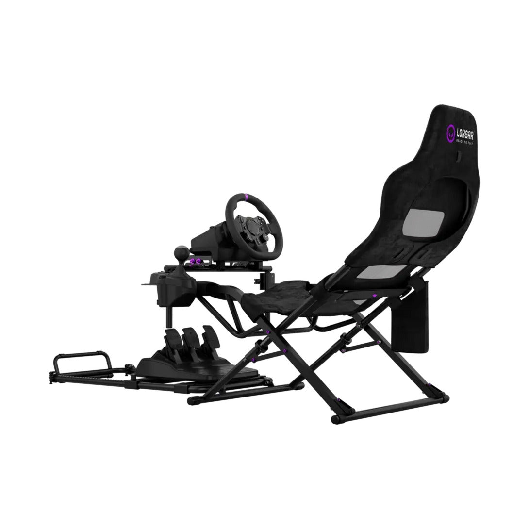 Lorgar advanced raf1 racing simulator (zwart)