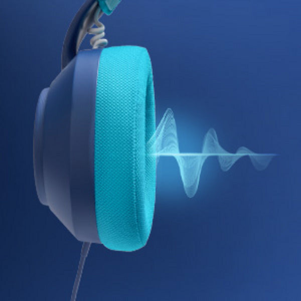 Powera lucidsound ls10x gen 2 bedrade gamingheadset voor xbox series x|s - watergolf over-ear gaming headset (azuurblauw lichtblauw, xbox series x|s, xbox one, pc)