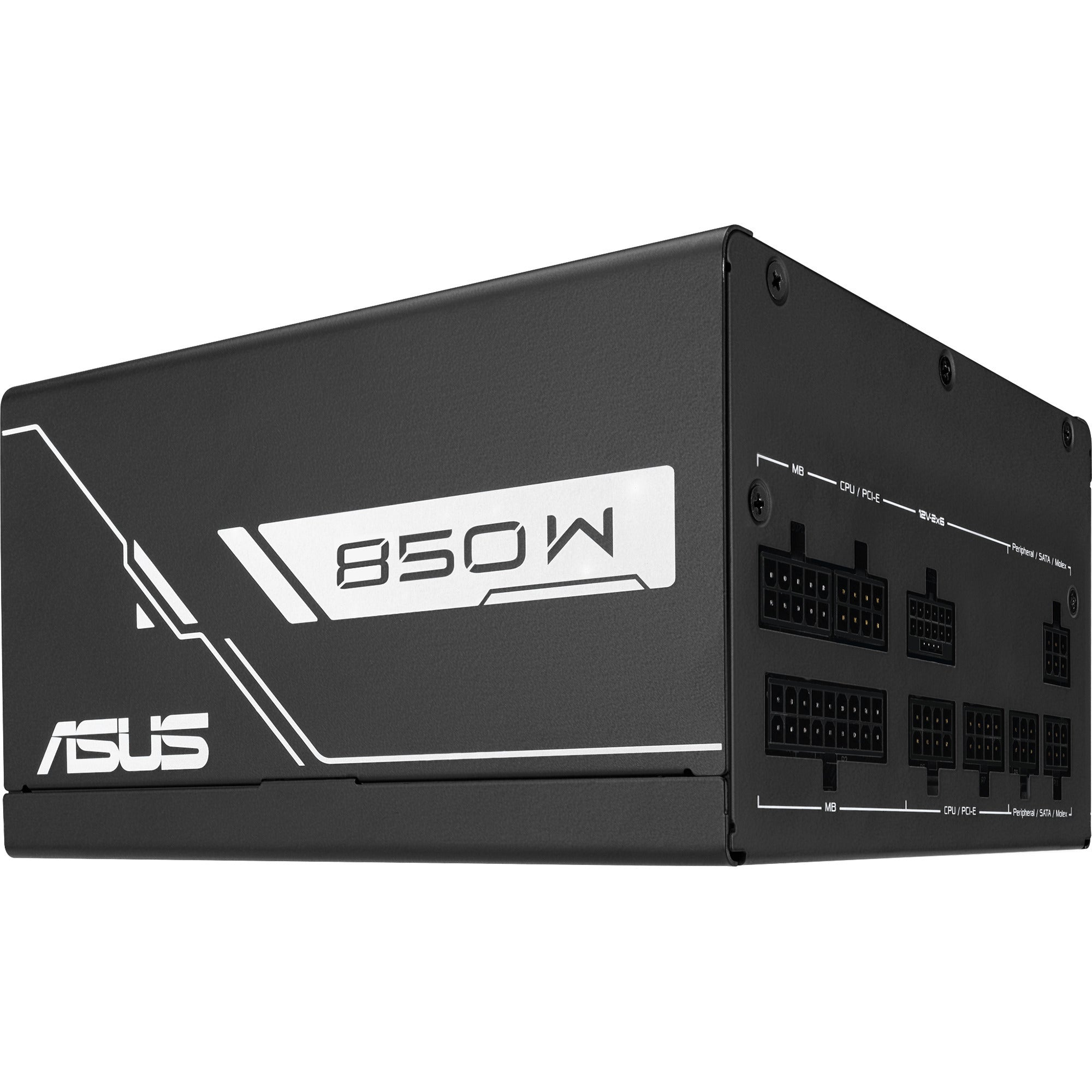 Asus prime gold black edition modulaire 850 watt voeding (zwart, 1x 12v-2x6, 3x pcie)