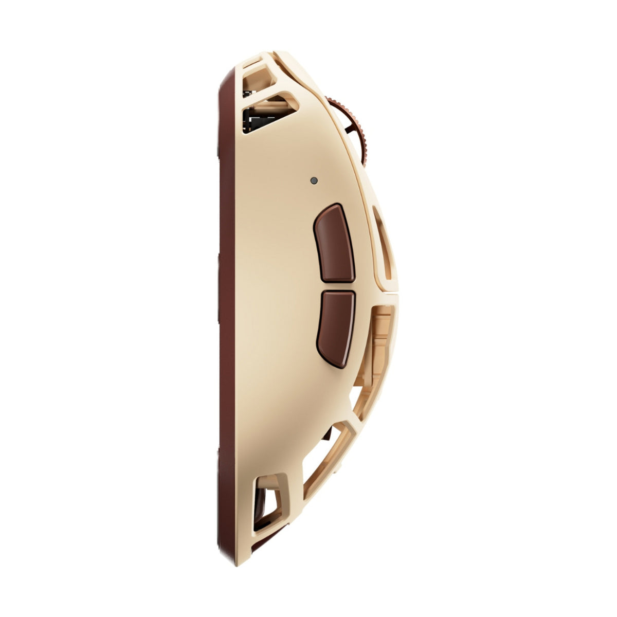 Pulsar feinmann f01 noctua edition gaming muis (beige, 42.000 dpi, 8k)