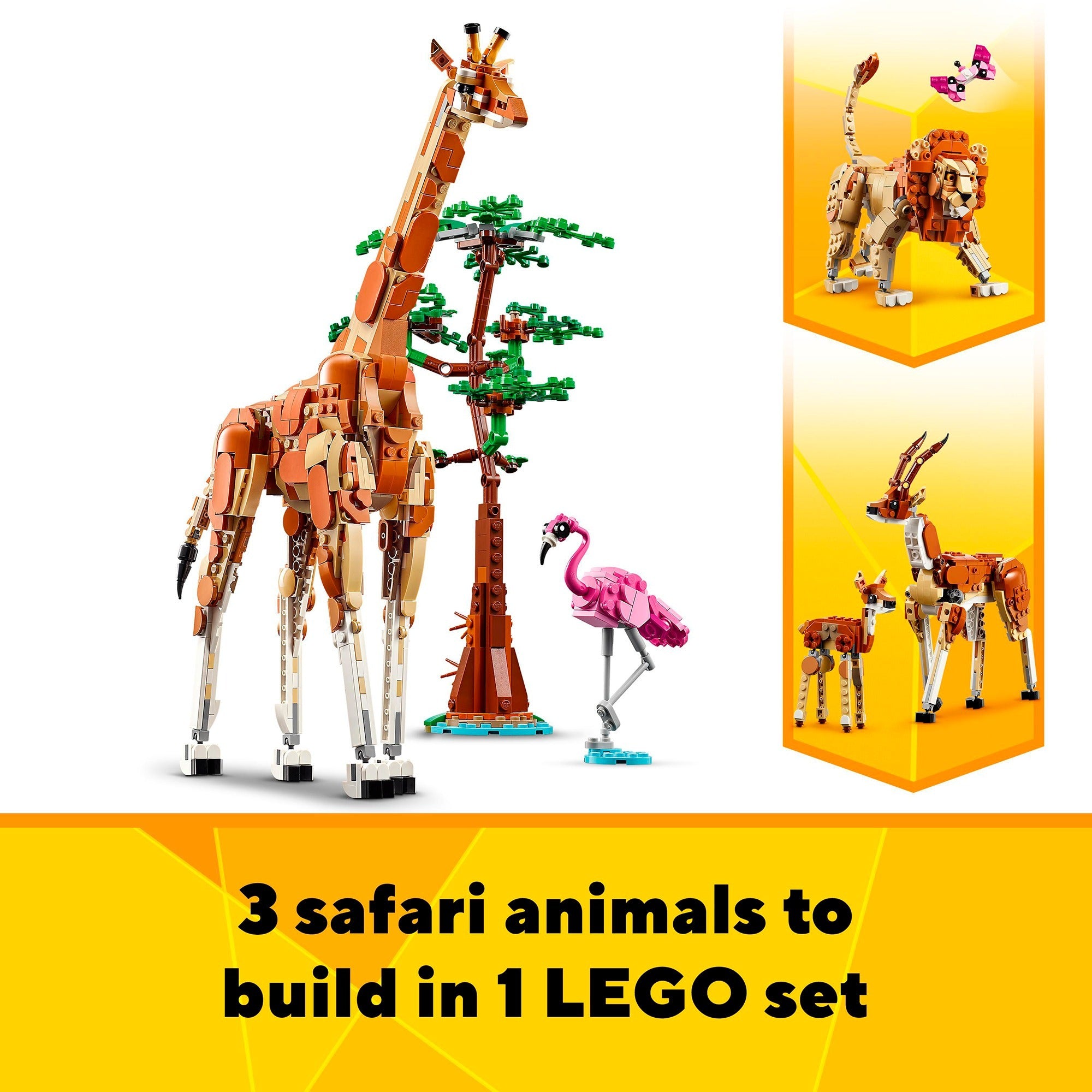 Lego creator 3in1 safaridieren - 31150