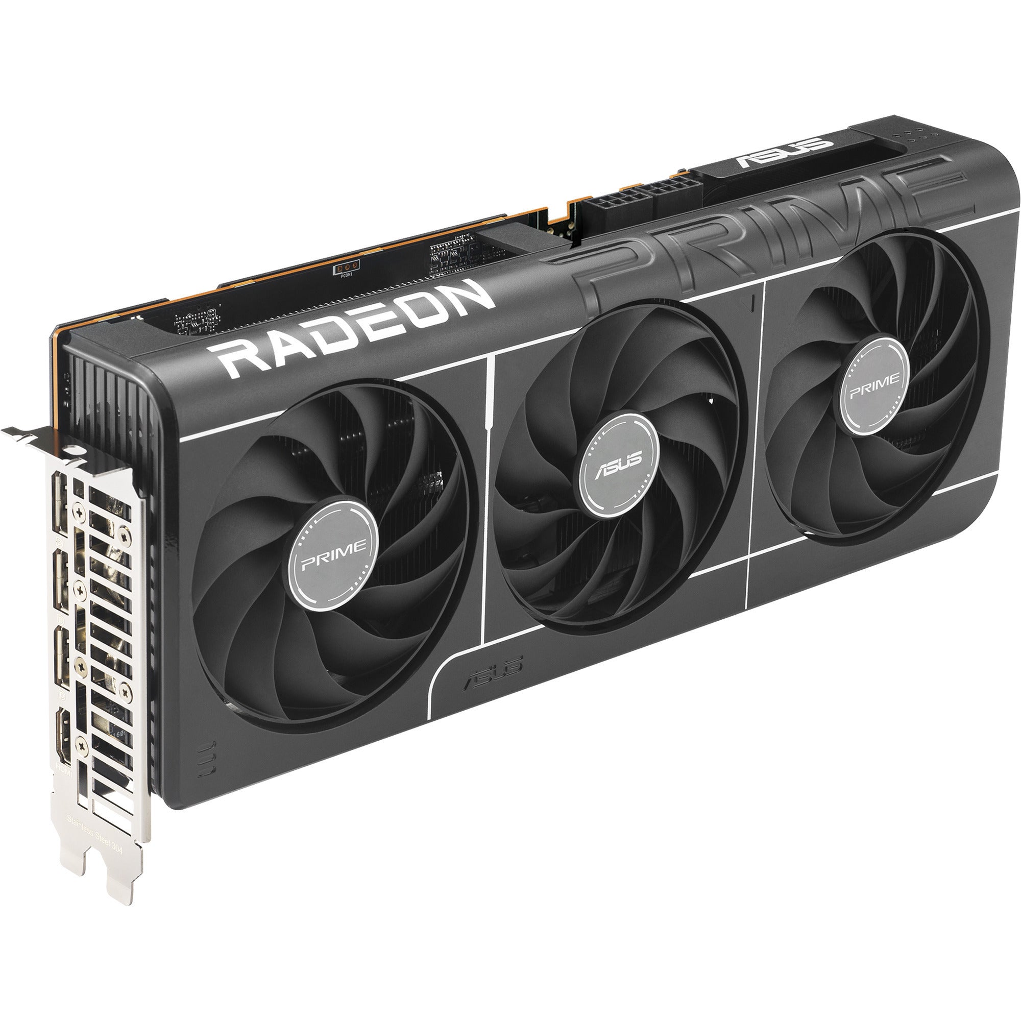Asus prime radeon rx 9070 gre grafische kaart (grijs, 3x displayport, 1x hdmi)