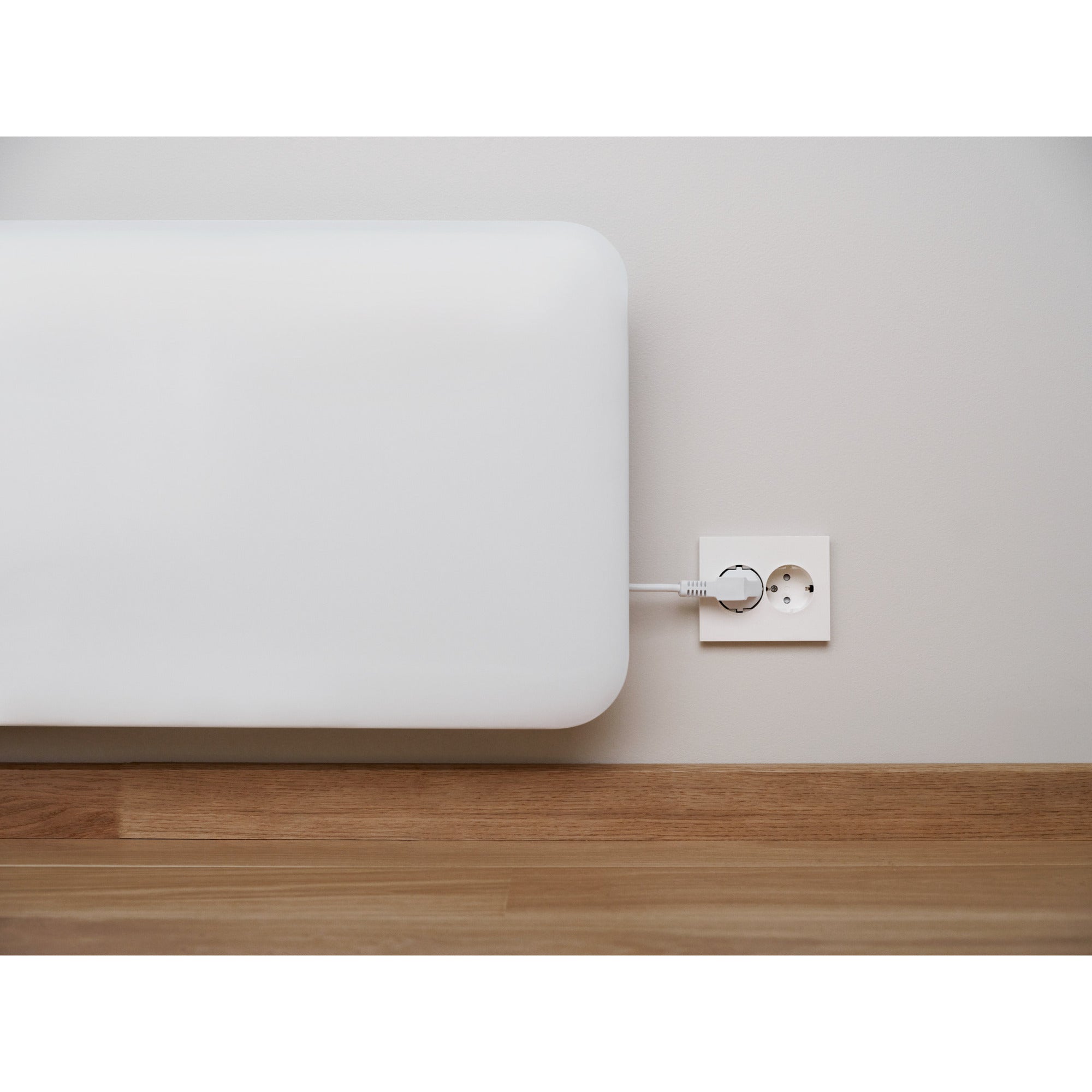 Mill steel wifi paneelverwarming pa1500wifi4a met voet, 1500 watt convector (wit, wifi 2,4 ghz (wifi 6), bluetooth 5.2, zigbee 3.0 + app)