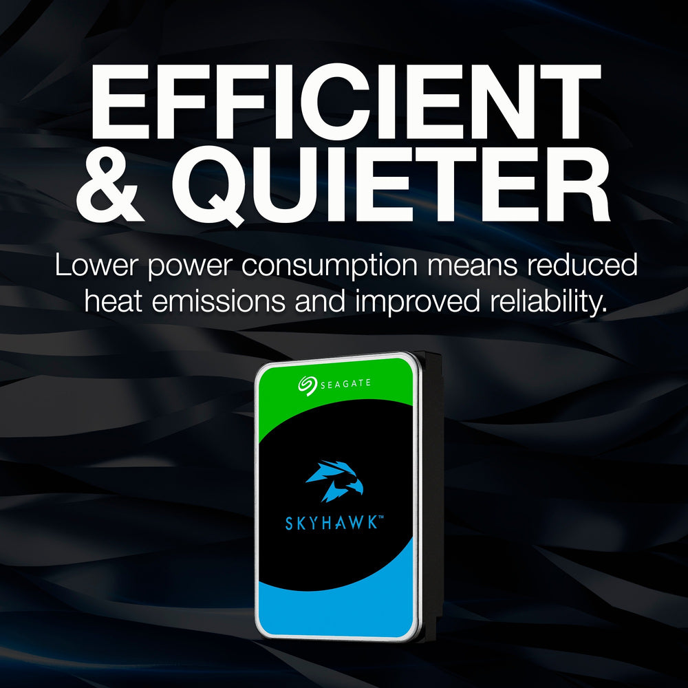 Seagate skyhawk 2 tb harde schijf (sata 6 gb s, 3 jaar rescue data recovery services)