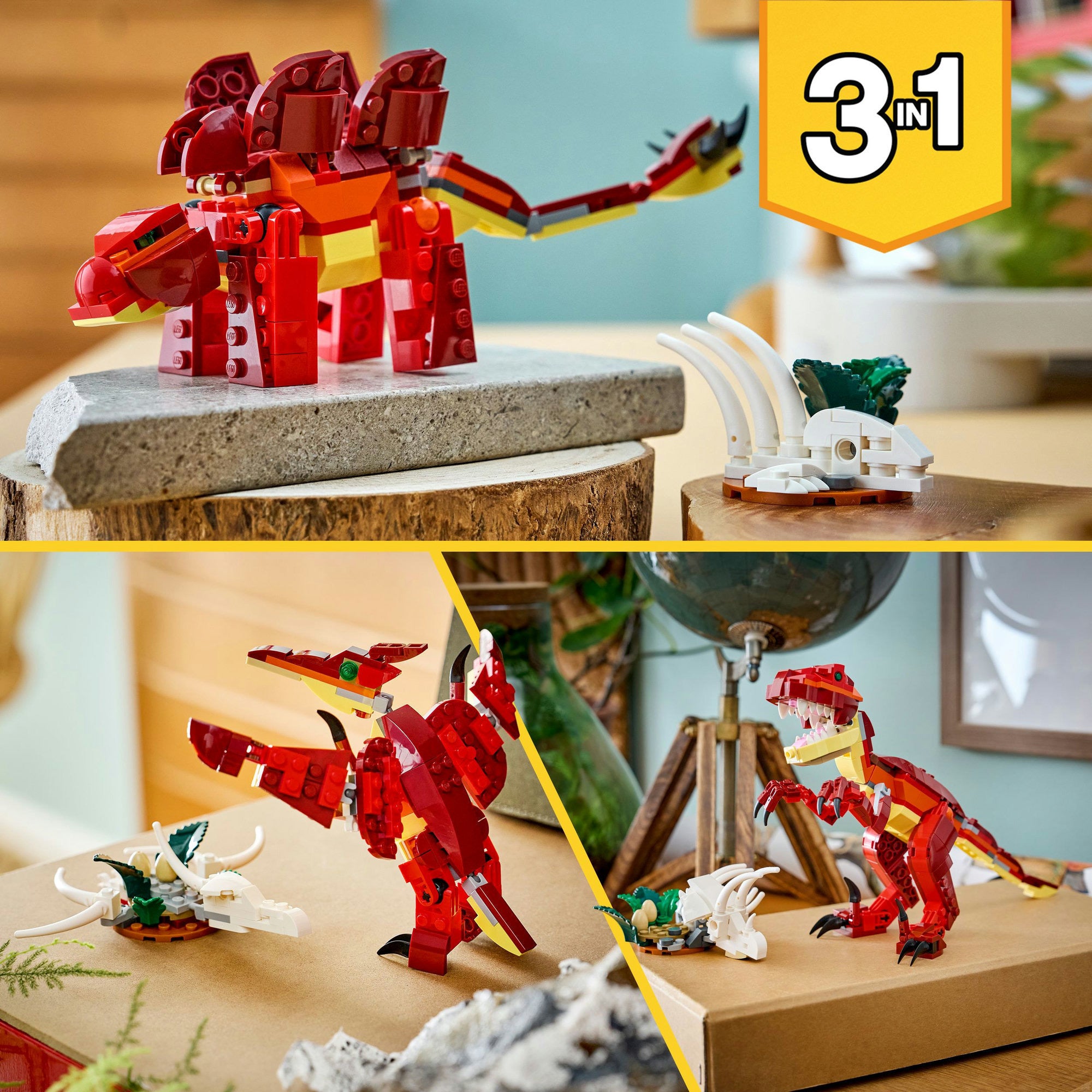Lego woeste dinosaurus constructiespeelgoed (31379)