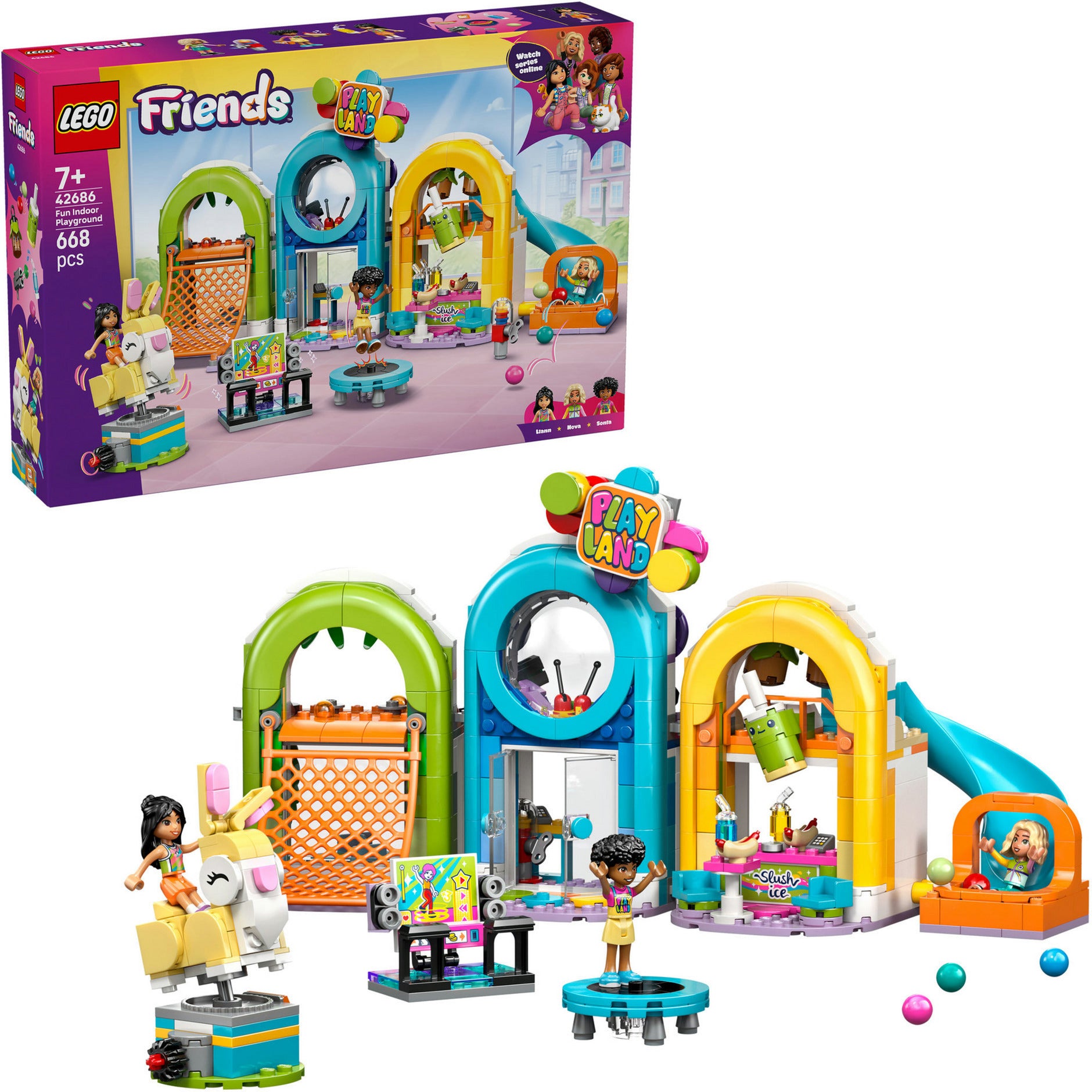 Lego friends binnenspeeltuin - 42686