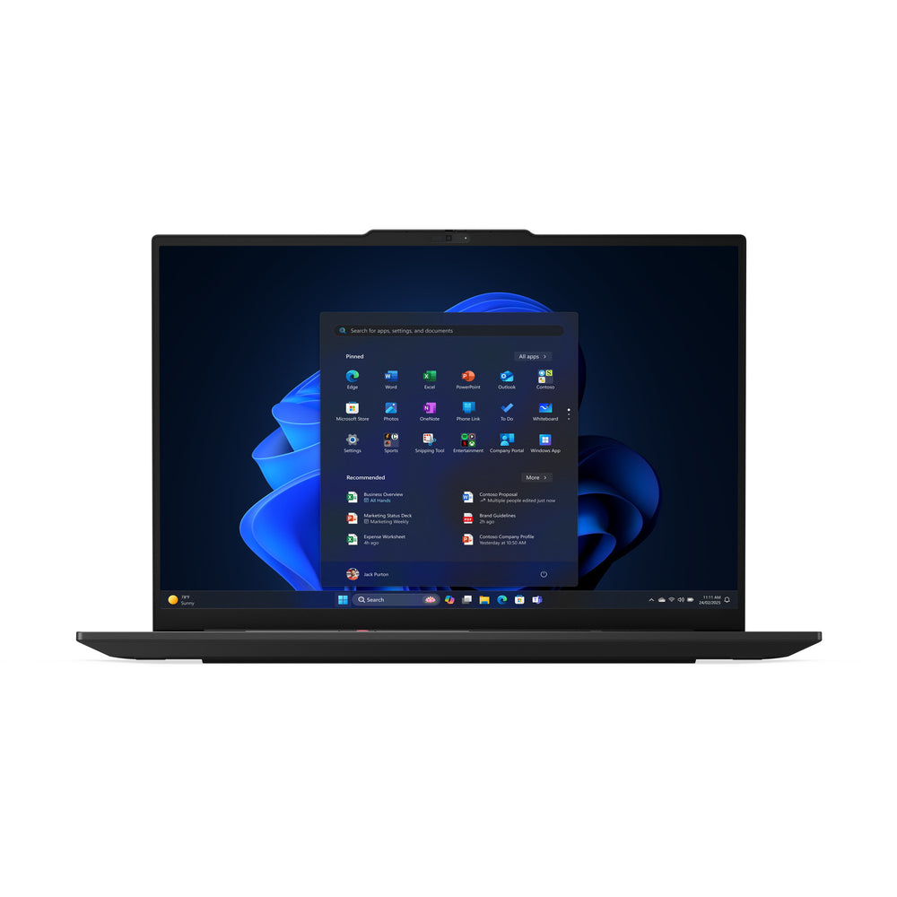 Lenovo thinkpad e16 gen 3 (21sr002fmh) 16 laptop (zwart | ultra 7 255h | arc 140t | 16 gb | 512 gb ssd)