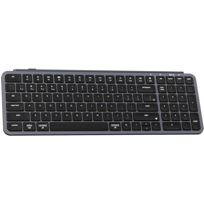 Keychron b2 pro-k1 toetsenbord (grijs, us lay-out (qwerty), scissor switches, 96%, abs keycaps, 2.4 ghz | bluetooth | usb)