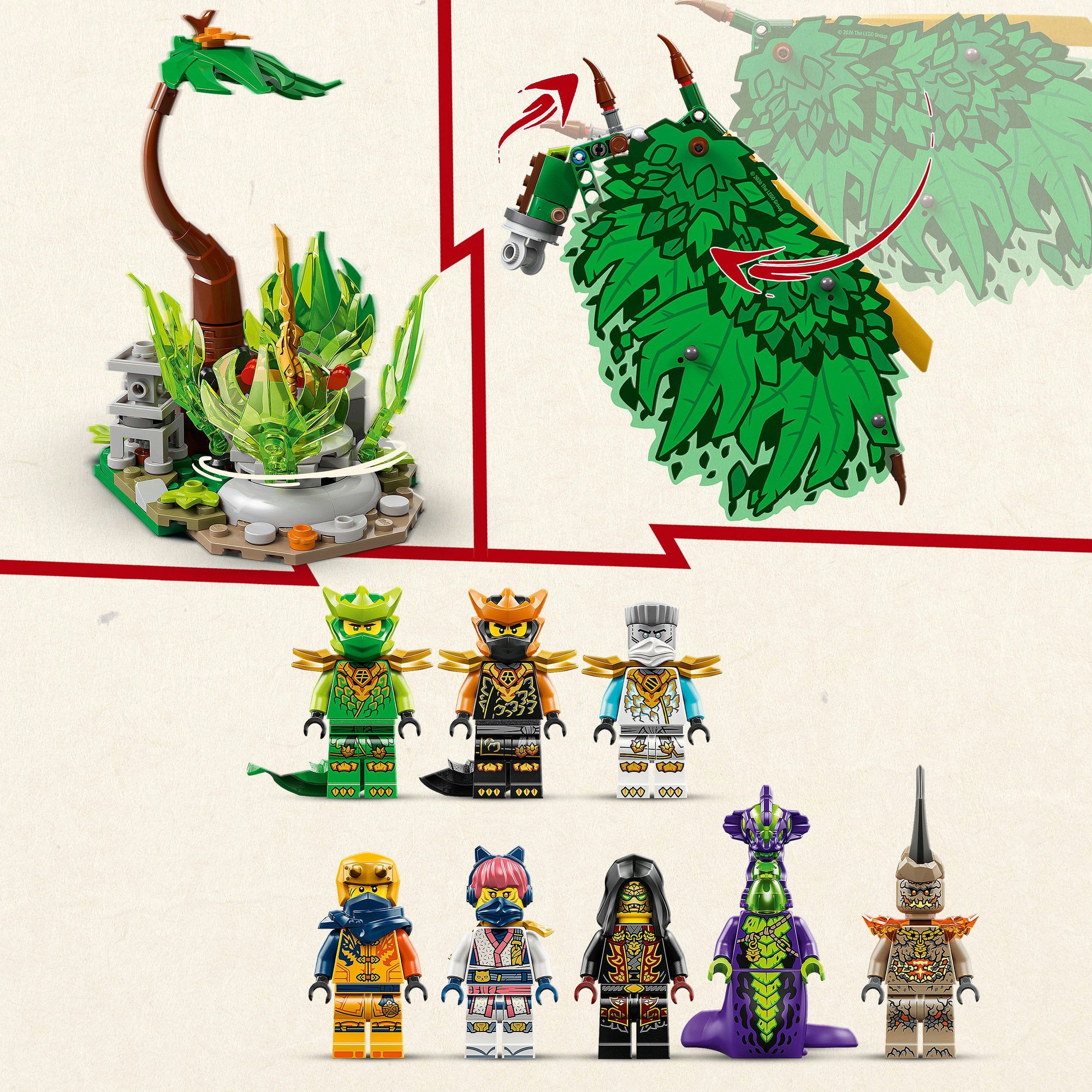 Lego ninjago 71859 de draak van het leven