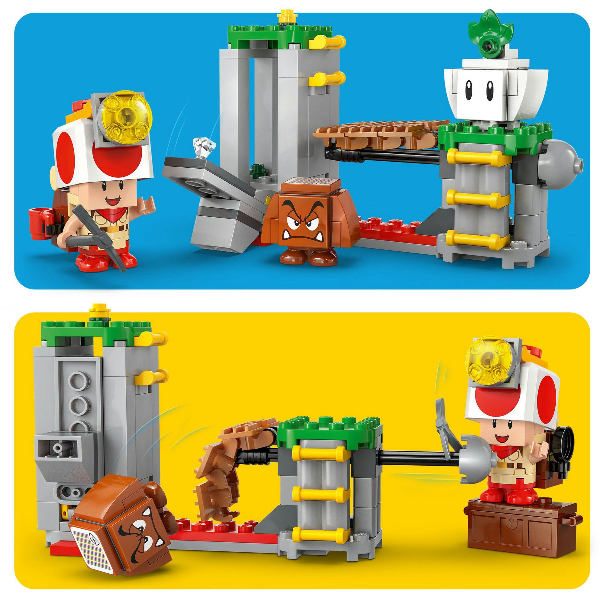 Lego super mario - toad-baas' kampeerplaats constructiespeelgoed (72040)