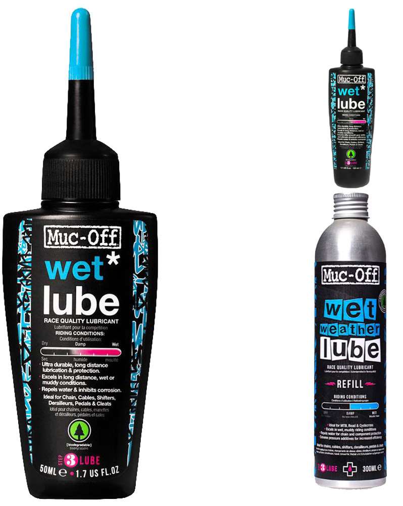 Muc-off wet lube chain oil for wet