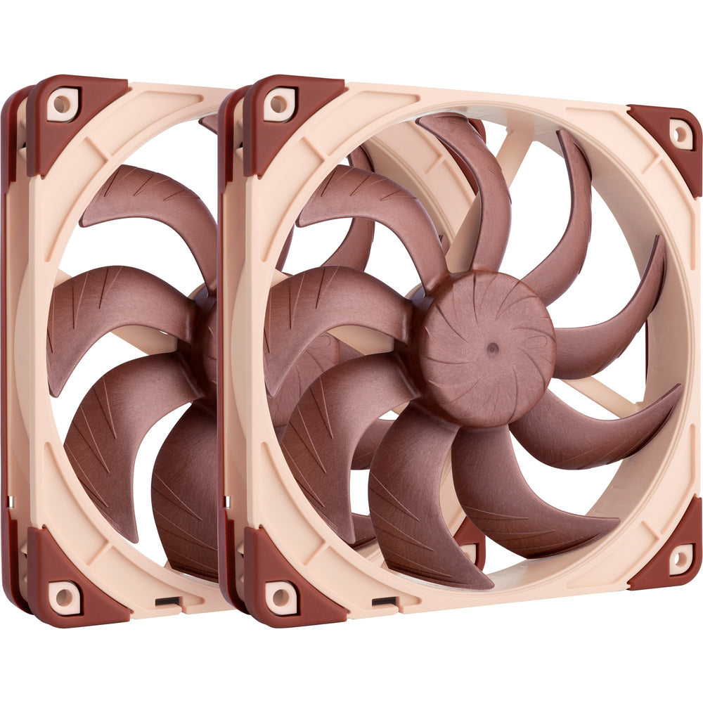 Noctua nf-a14x25 g2 pwm sx2-pp case fans (bruin, 2 stuks, 140 x 140 x 25 mm)