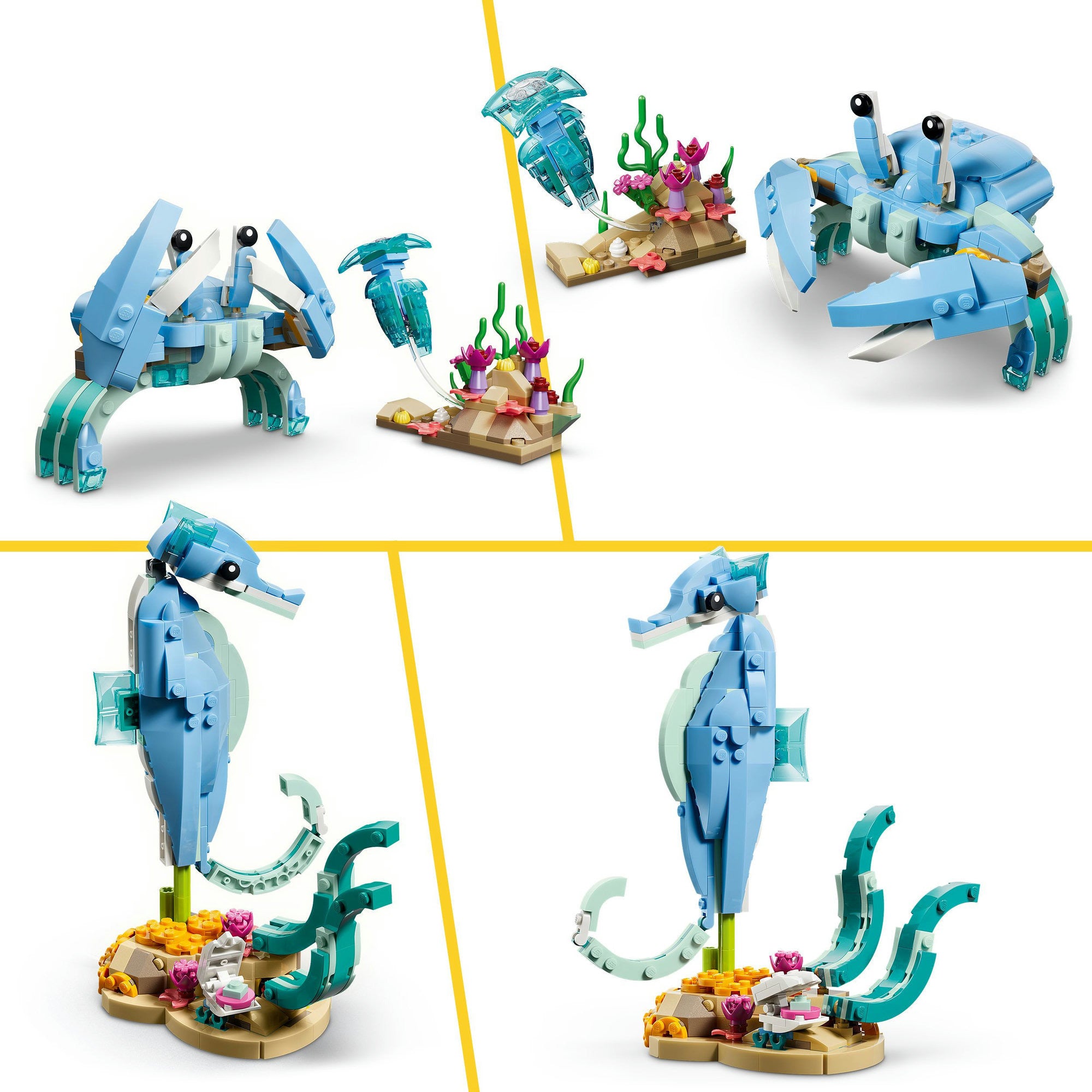 Lego creator 31385 zeedieren: prachtige dolfijnen