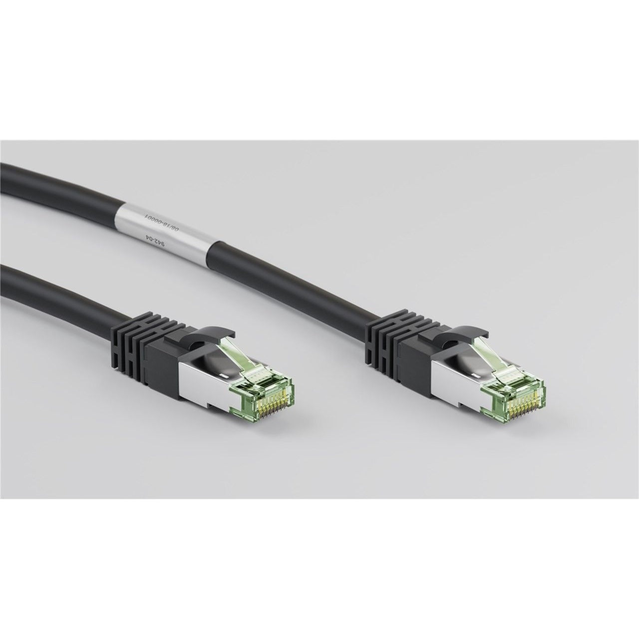 Goobay cat.8.1 netwerkkabel (zwart, 0,5 meter, s ftp (pimf), rj-45)
