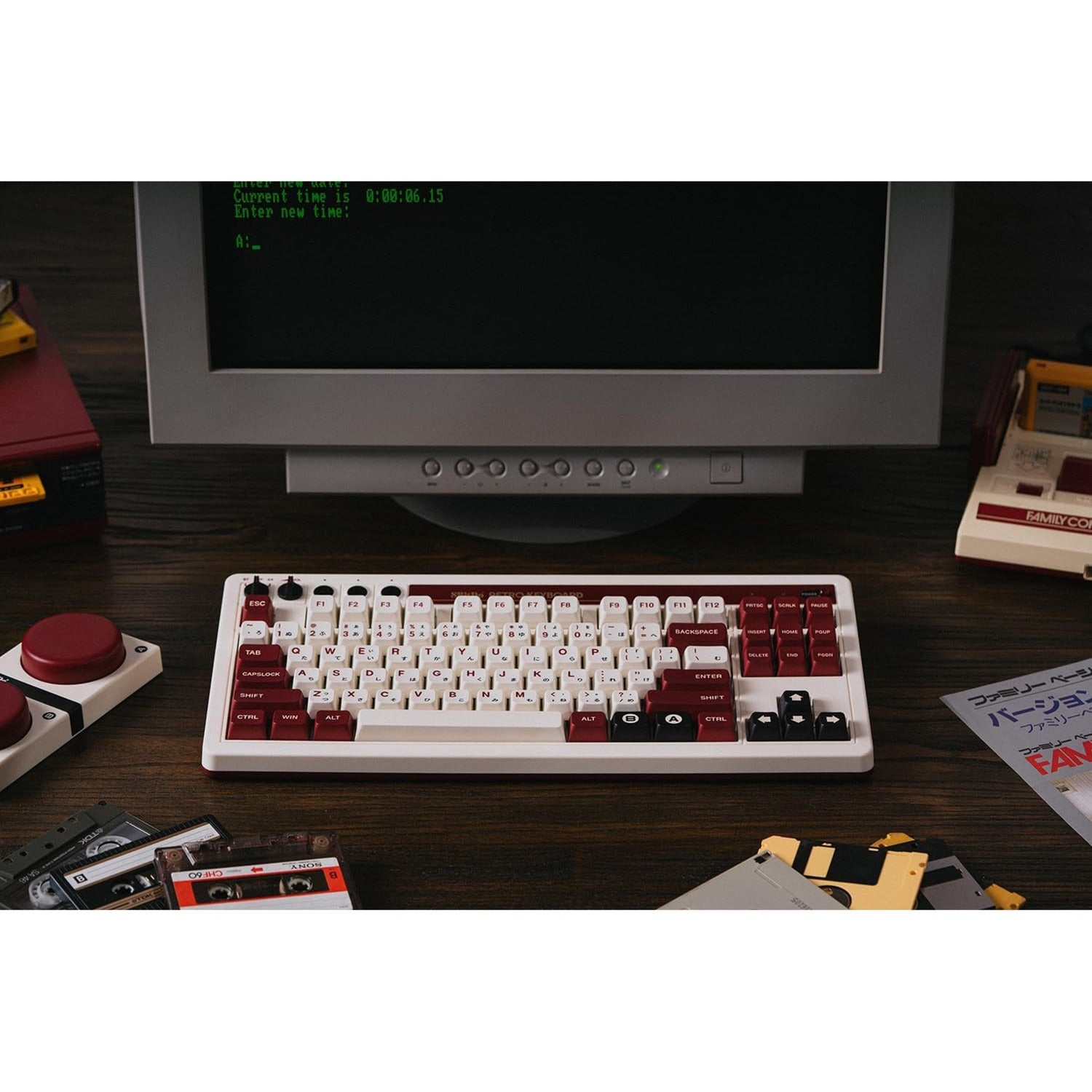 8BitDo Retro Mechanisch Toetsenbord Fami Edition