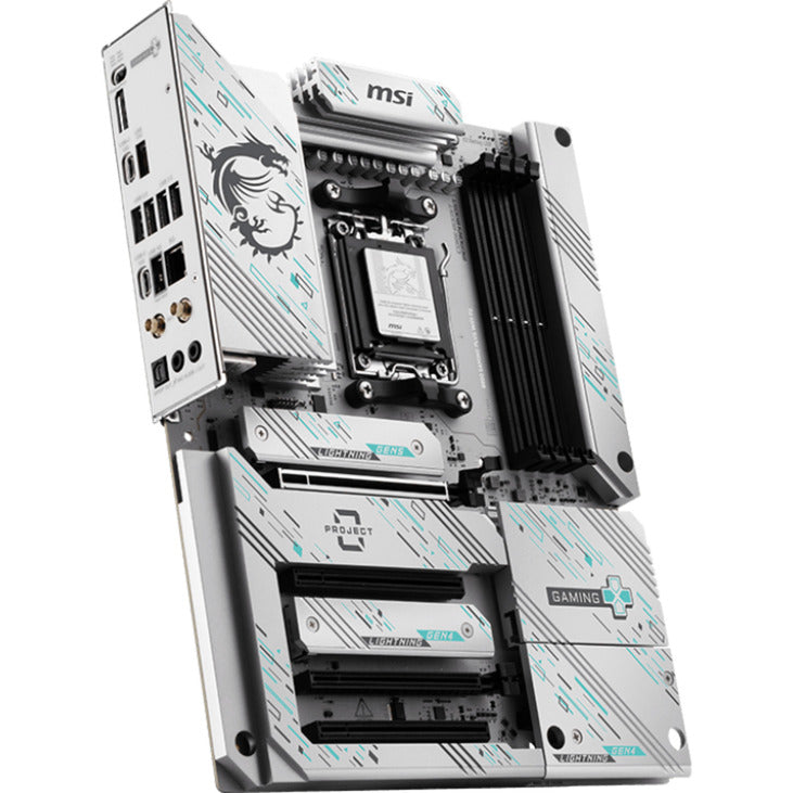 Msi b850 gaming plus wifi pz socket am5 moederbord (raid, 5g lan, wi-fi 7, bluetooth 5.4, sound, atx)