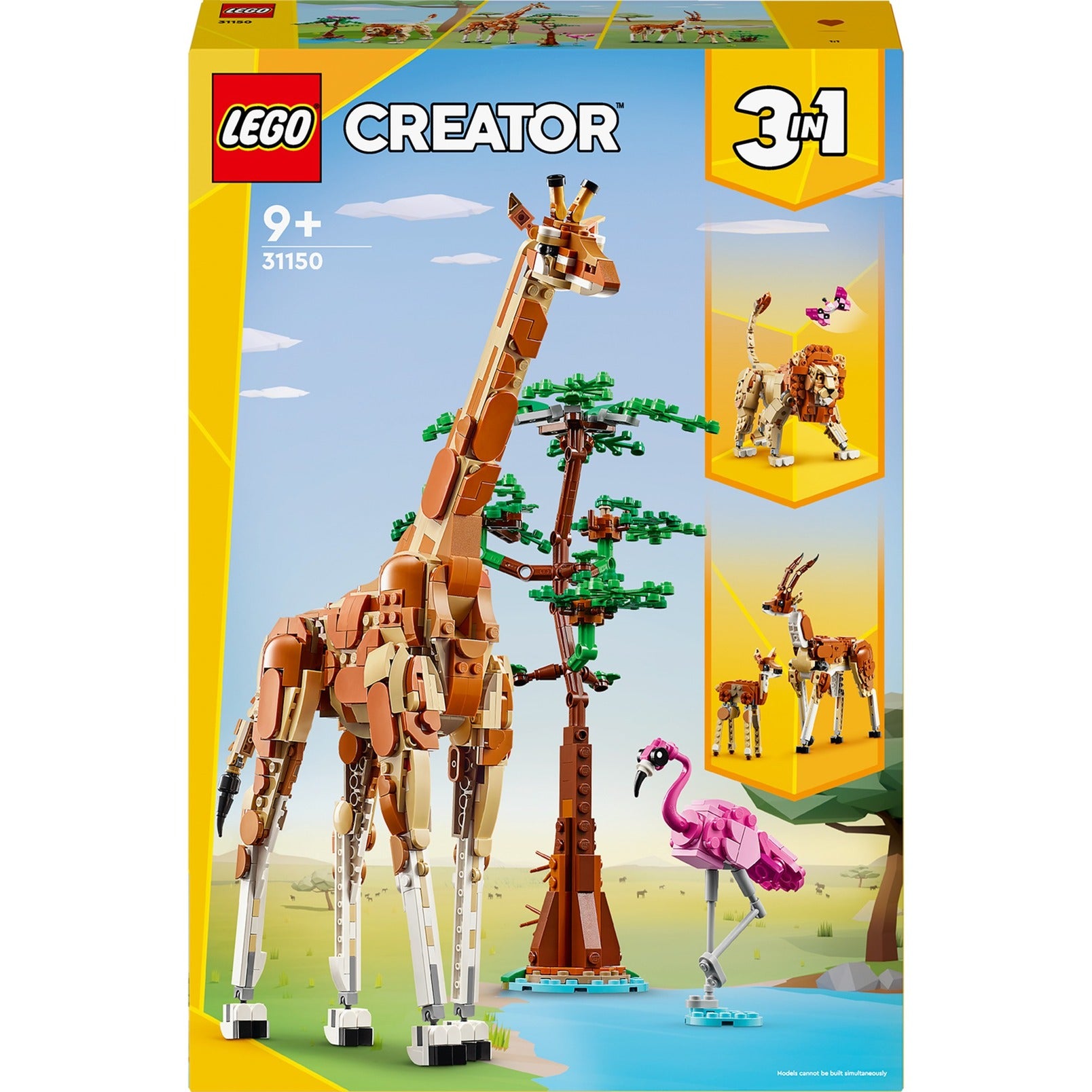 Lego creator 3in1 safaridieren - 31150