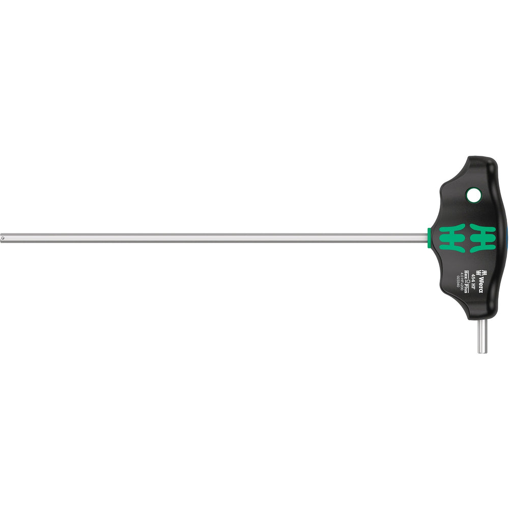 Wera 454 5 hf shk set 1 schroevendraaierset t-greep-schroevendraaier hex-plus met vasthoudfunctie (zwart groen, 5‑delig)