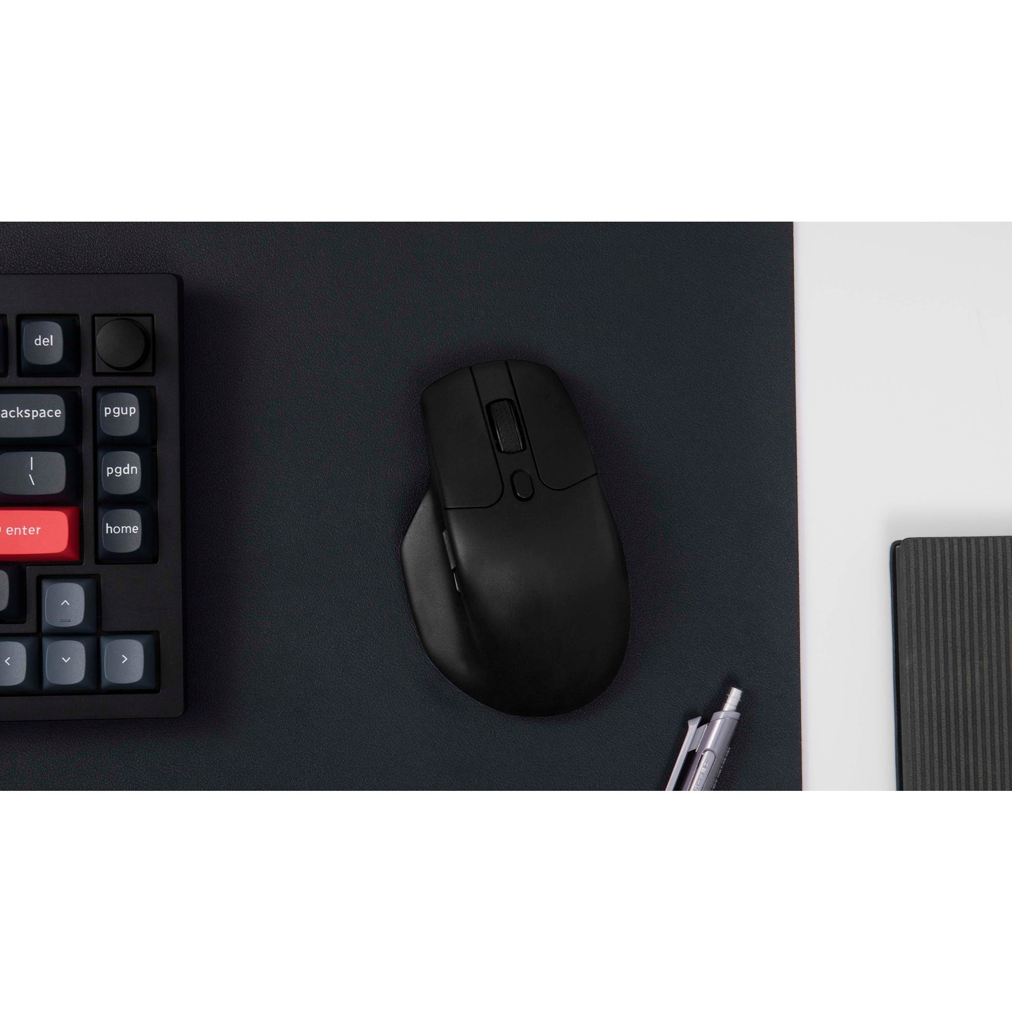 Keychron m6-a1 wireless mouse (zwart, 100 - 26.000 dpi, usb-c bluetooth 5.1 2.4 ghz)