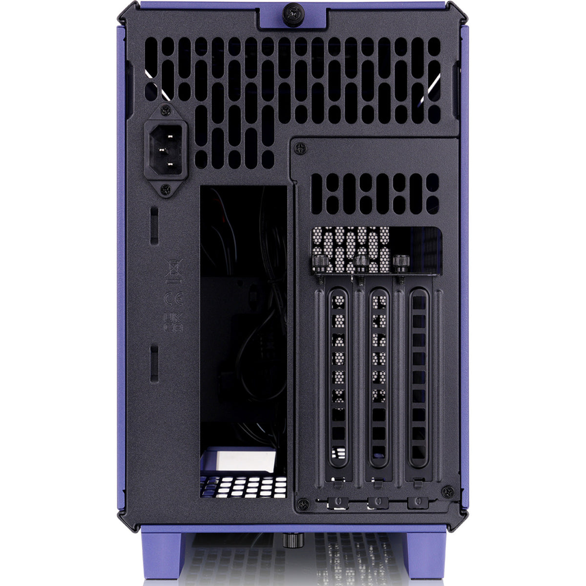 Thermaltake tr100 future dusk mini tower behuizing (paars | 2x usb-a | 1x usb-c)