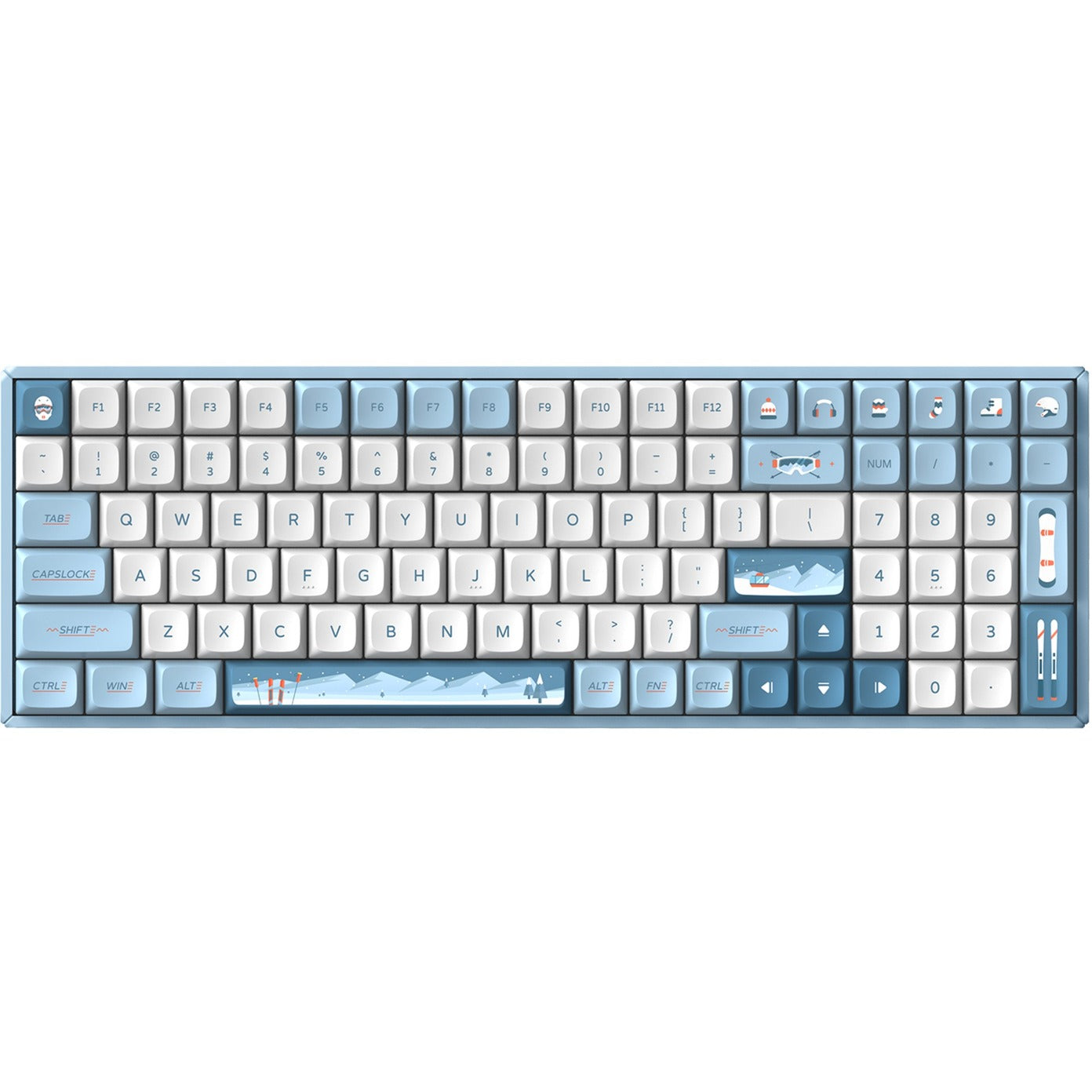 Iqunix F97 Wintertide Draadloos Mechanisch Toetsenbord