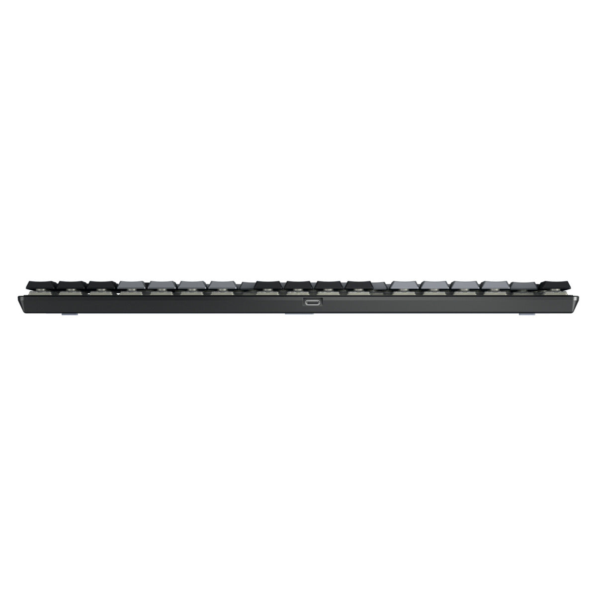 Cherry kc 500 mx lp tkl mechanisch toetsenbord (zwart, us lay-out (qwerty), mx low profile 2.0 ivory, 80% (tkl) , white leds, pbt keycaps)