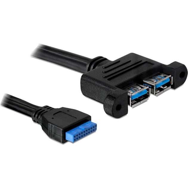 DeLOCK DeLOCK USB 3.0 pin header vrouwelijk > 2x USB-A 3.0 vrouwelijk pa